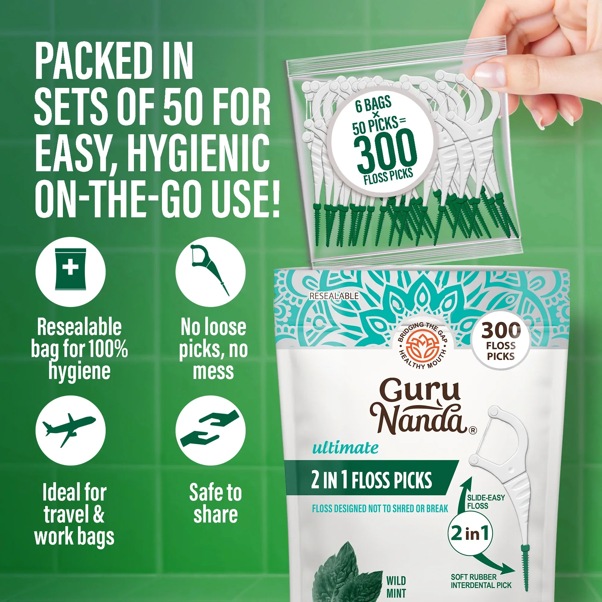 2-in-1 Dental Floss Picks - Image 6
