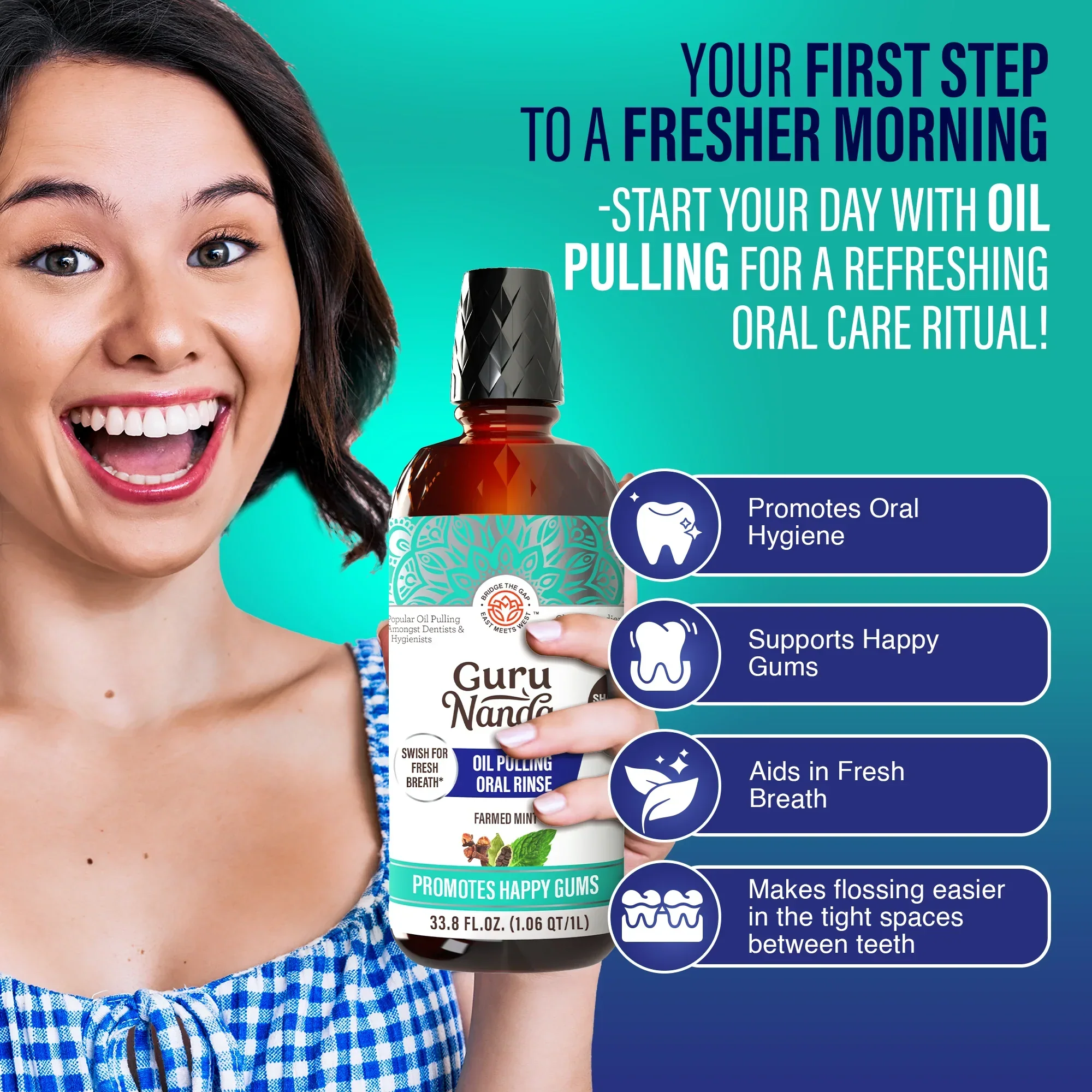 Cocomint Oil Pulling with 7 Essential Oils & Vitamins D3, E & K2 - Image 27