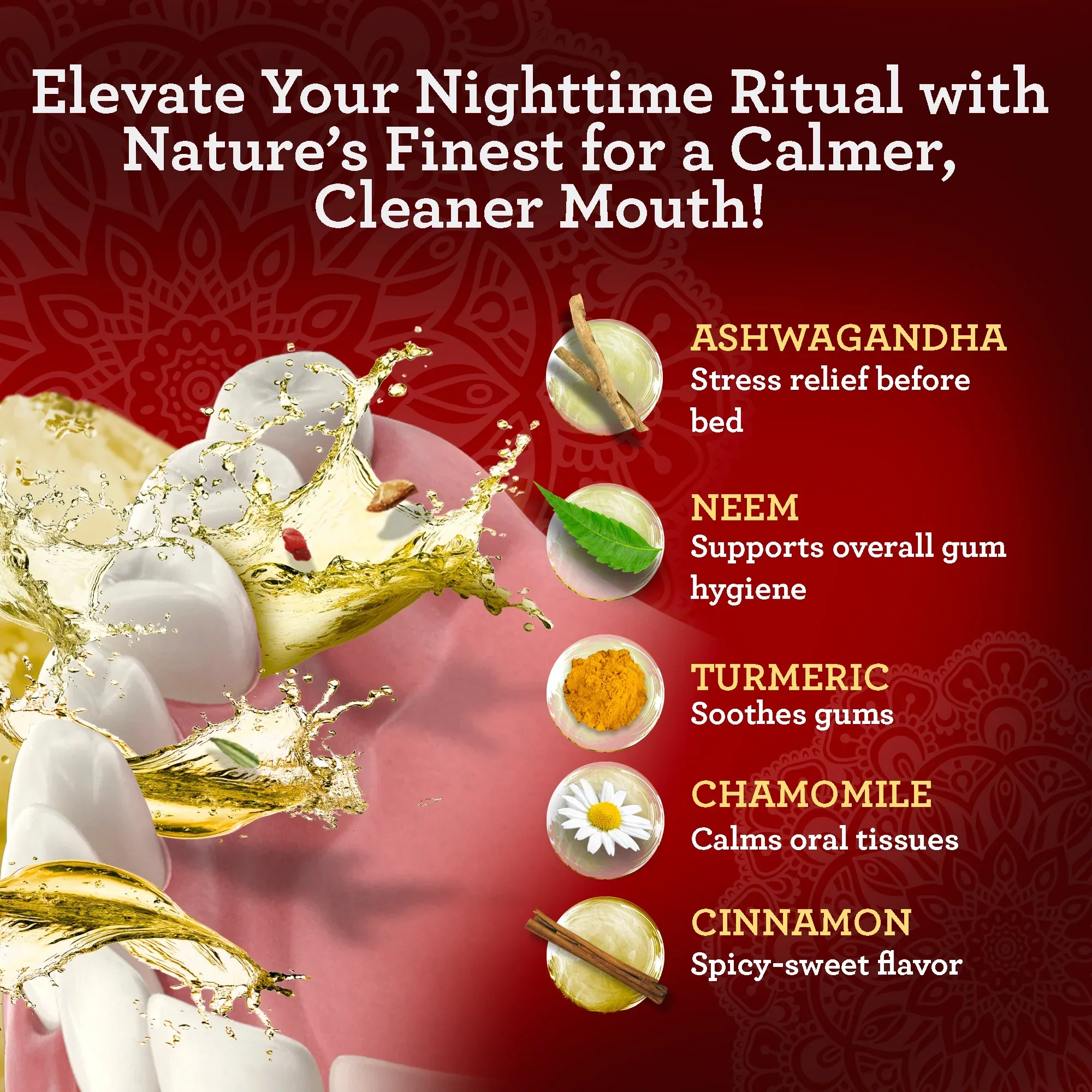Cinnamon & Coconut Oil Pulling with Neem & Ashwagandha - Image 11