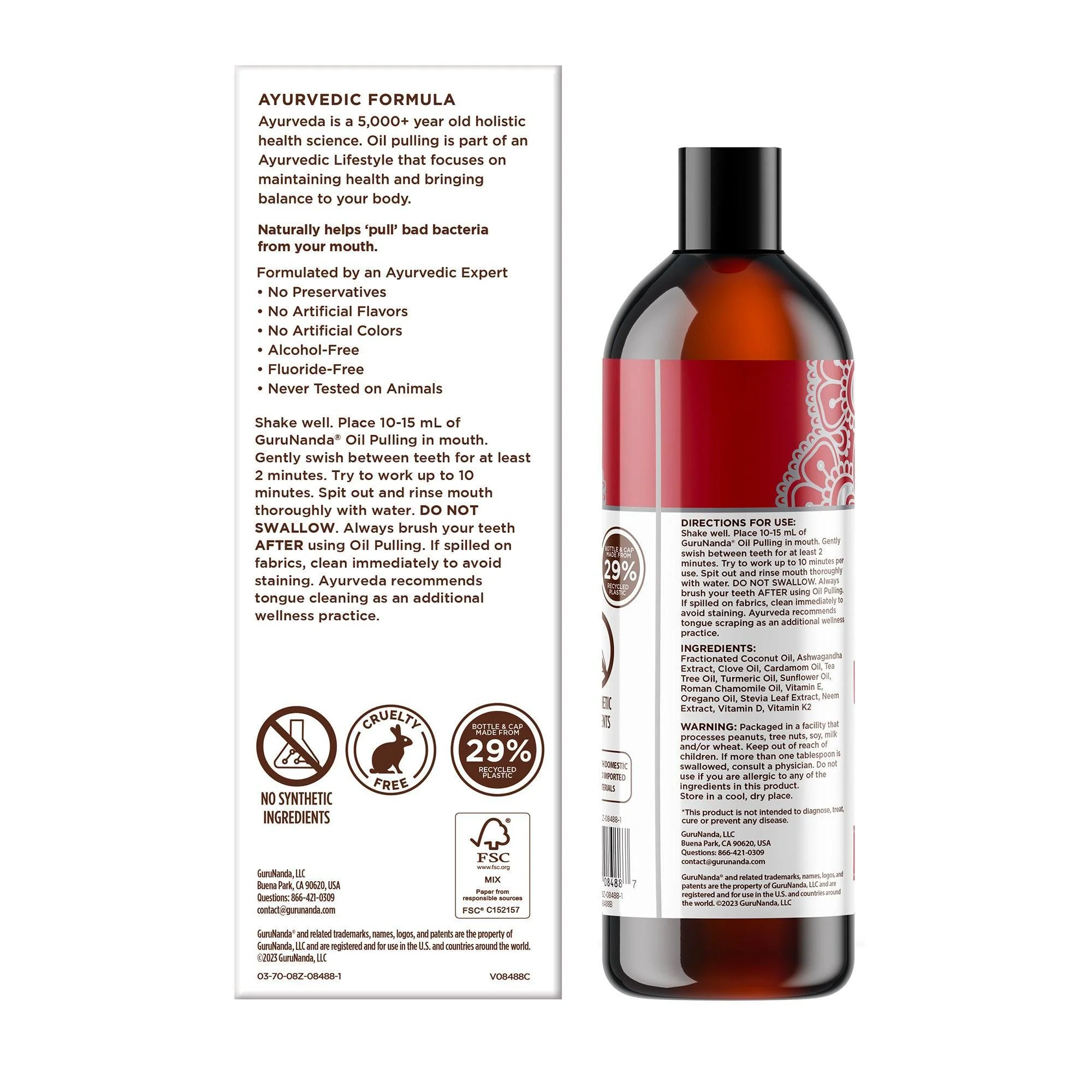 COCONUT CINNAMON + NEEM & ASHWAGANDHA- 8 OZ. (12/Case) - Image 9