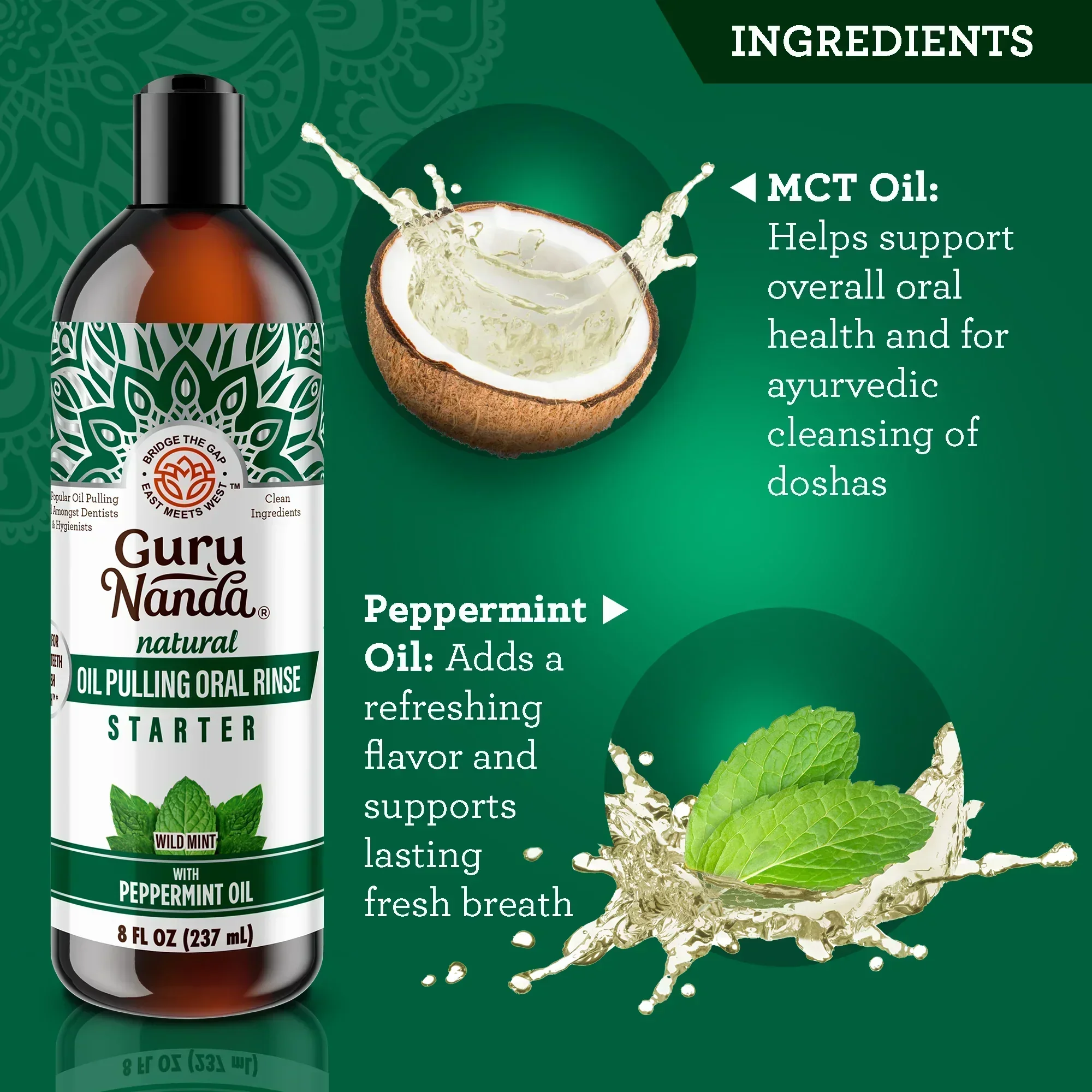 Coconut & Peppermint Oil Pulling, Starter Kit – 8 fl. oz. - Image 10