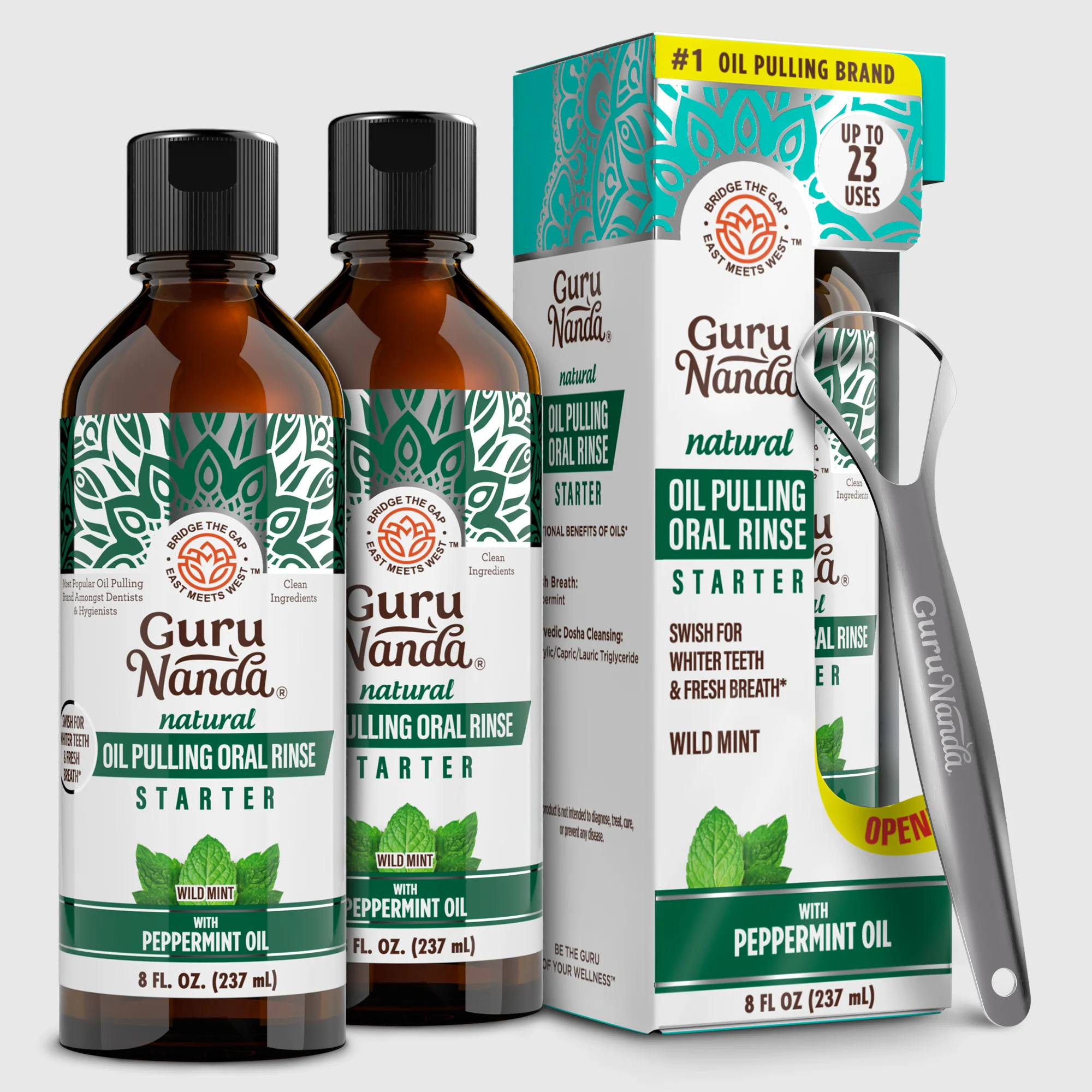 Coconut & Peppermint Oil Pulling, Starter Kit – 8 fl. oz. - Image 9