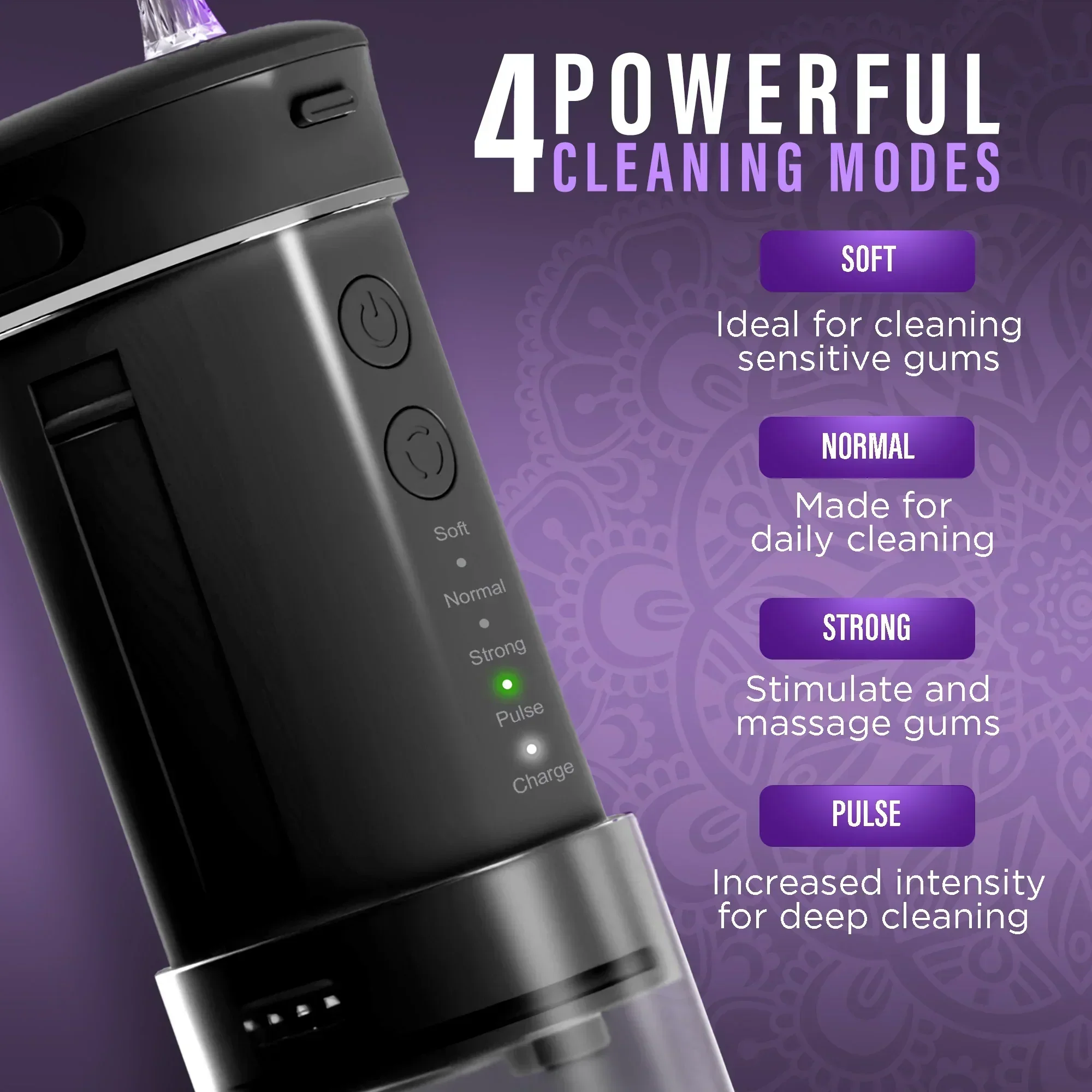 Compact Dental Water Flosser (180 ml) - Image 15