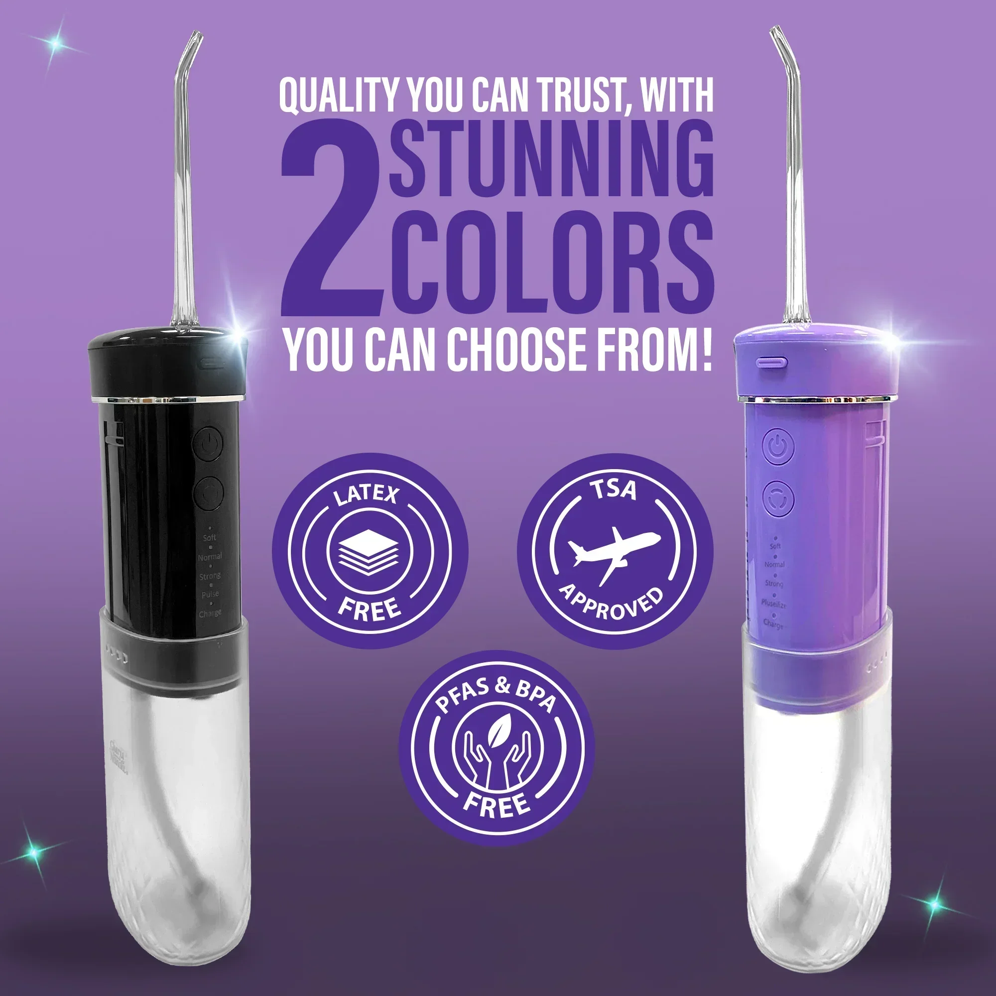 Compact Dental Water Flosser (180 ml) - Image 17