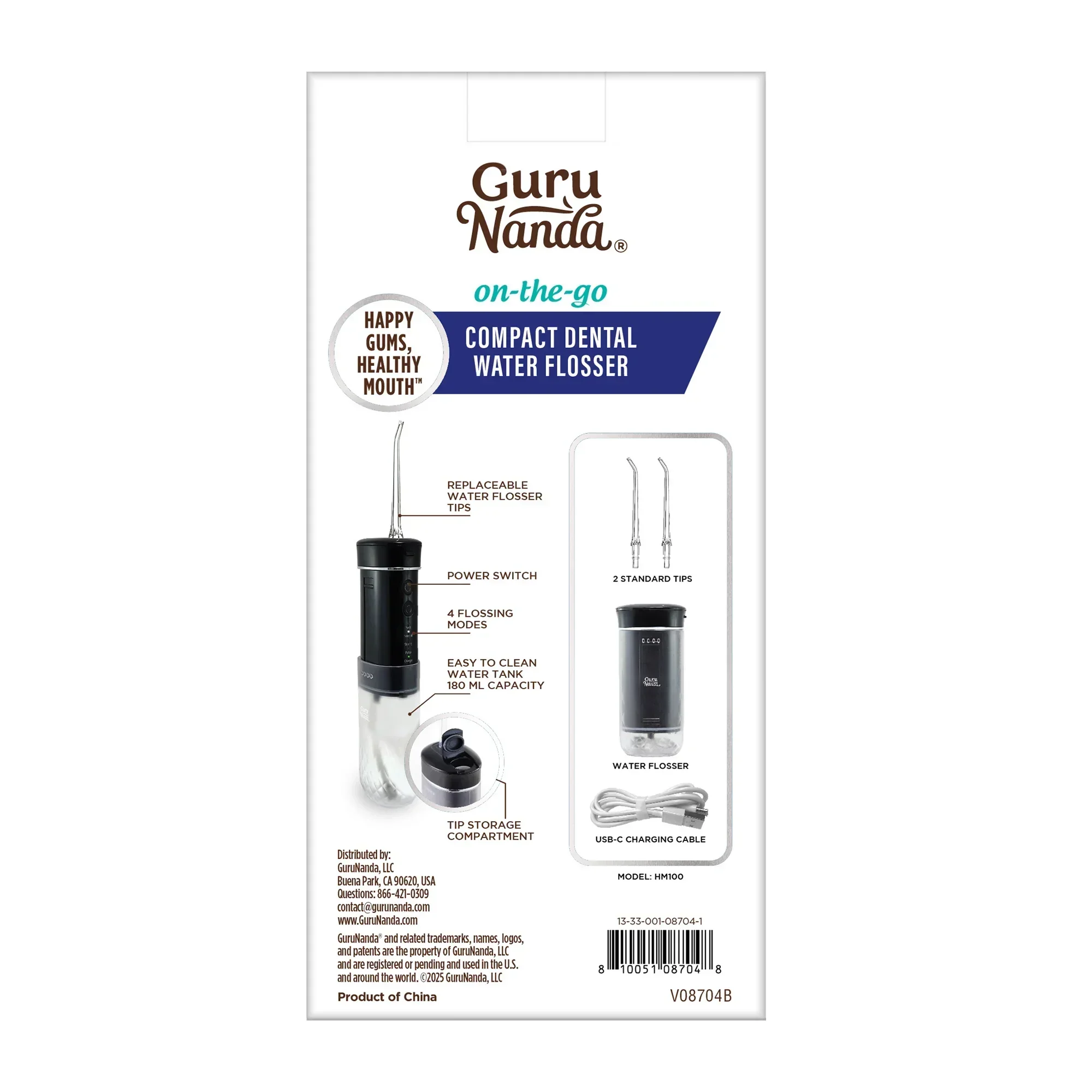 Compact Dental Water Flosser (180 ml) - Image 18