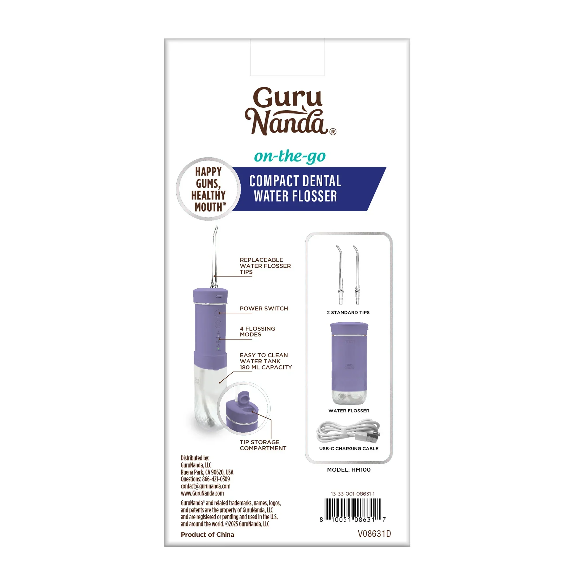 Compact Dental Water Flosser (180 ml) - Image 9