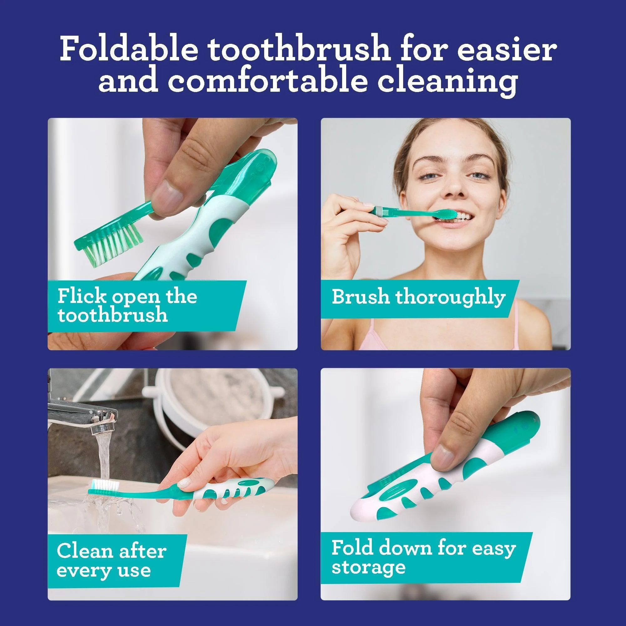 Folding Travel Toothbrush - Image 4
