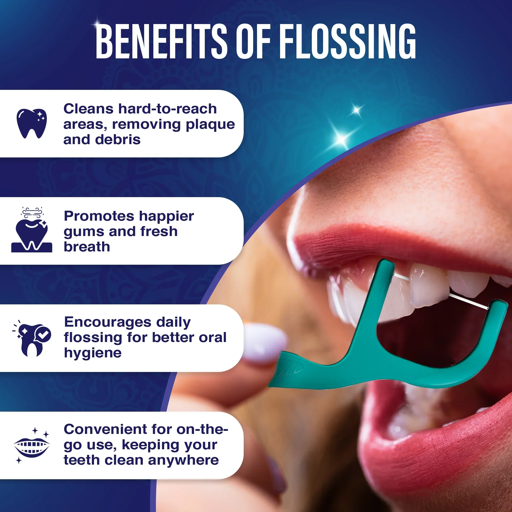 Fresh Floss Picks – 60 Count - Image 3