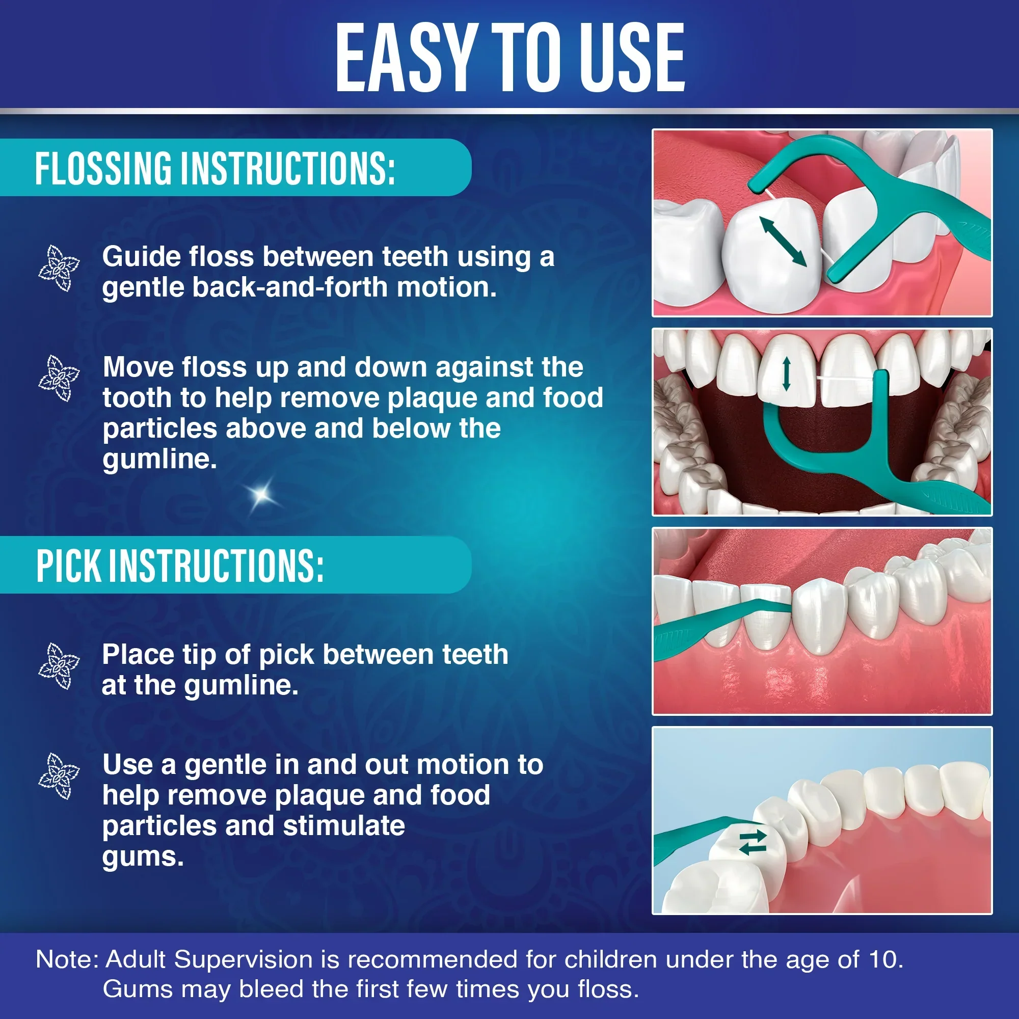 Fresh Floss Picks – 60 Count - Image 4