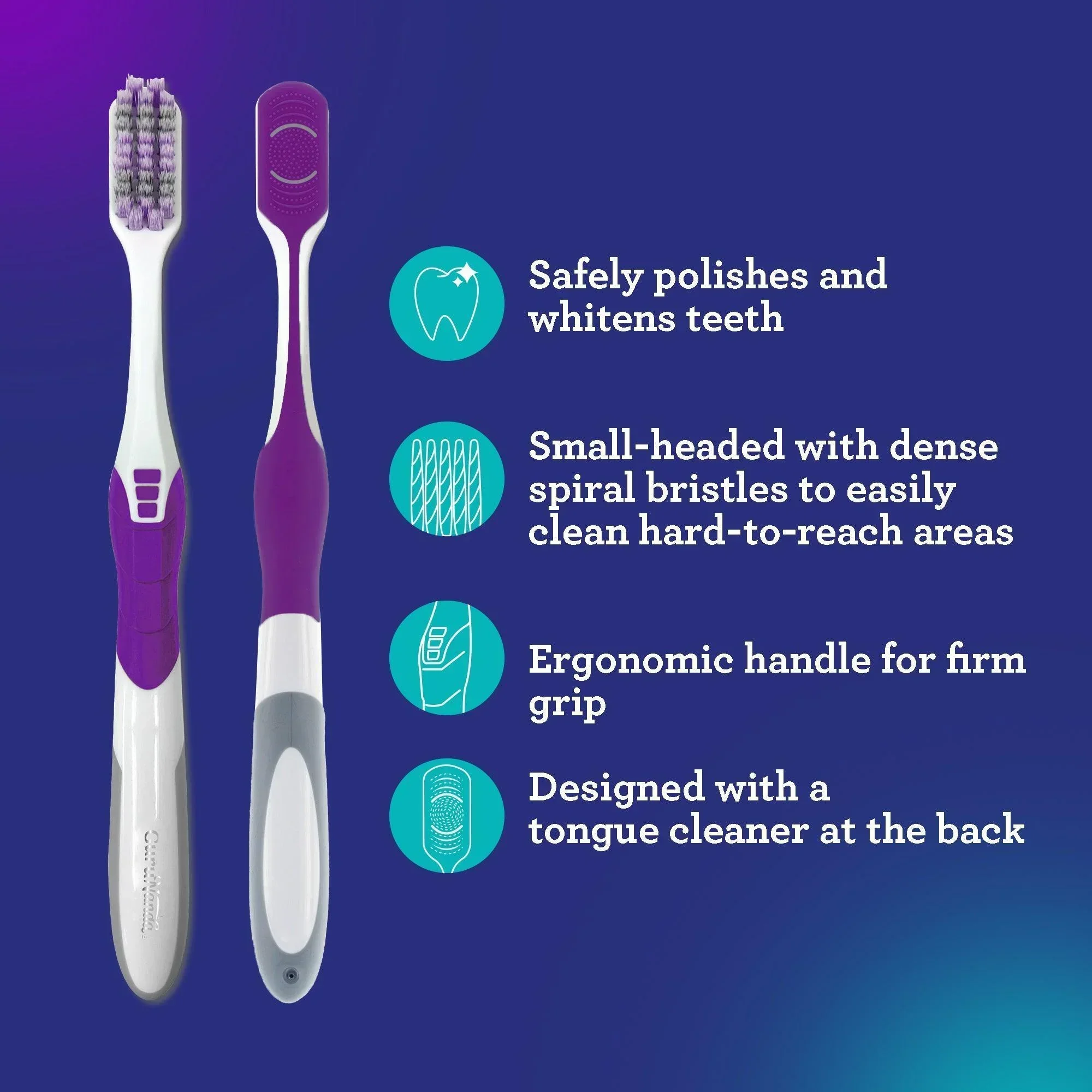 GENTLE GIANT WHITENING SPIRAL TOOTHBRUSHES (200/Case) - Image 4