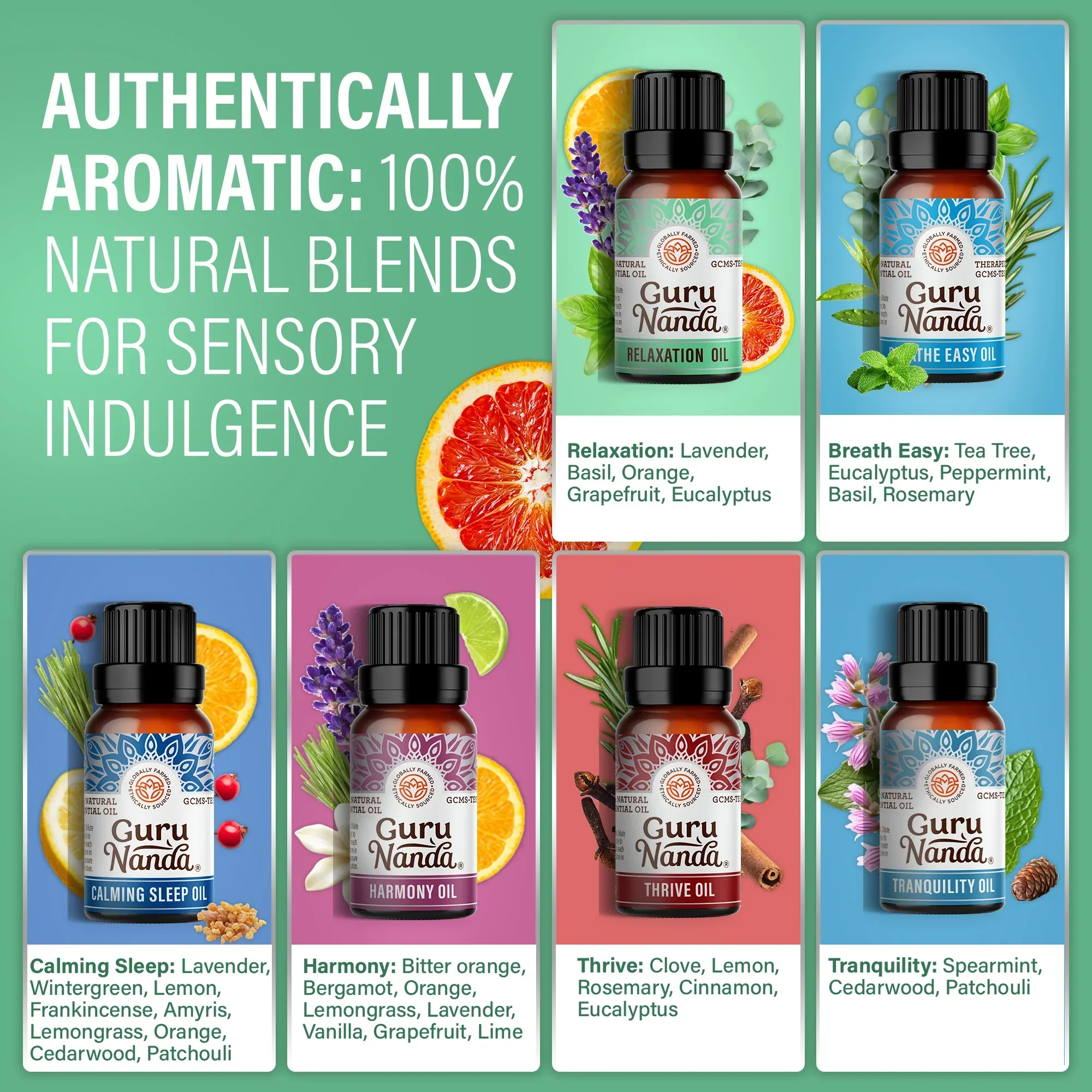 6 Essential Oil Blends Set, 10 ML - Image 4