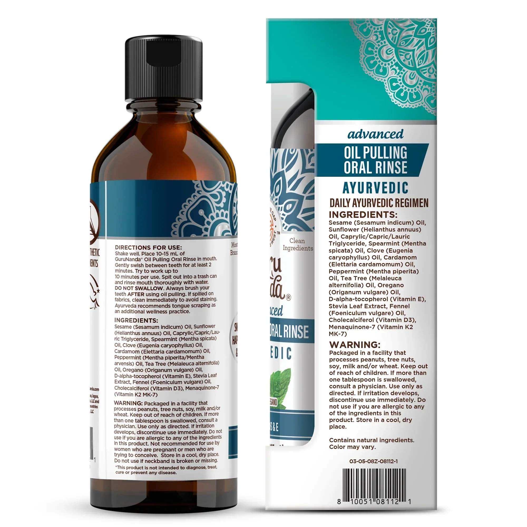 Advanced Oil Pulling with Sesame & Oregano – 8 fl. oz. - Image 13