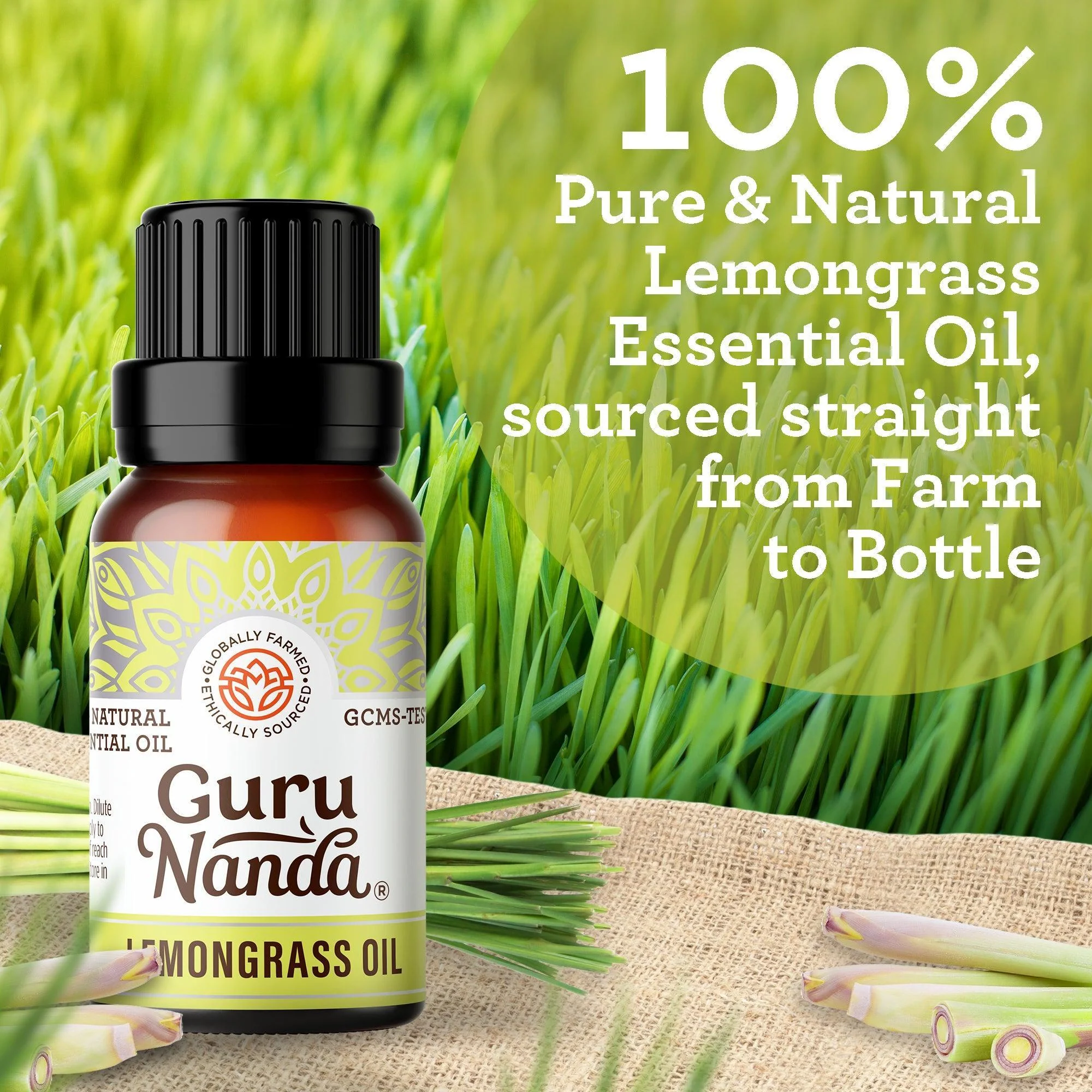 Lemongrass Essential Oil, 15 mL - 2 -Pack - Image 3