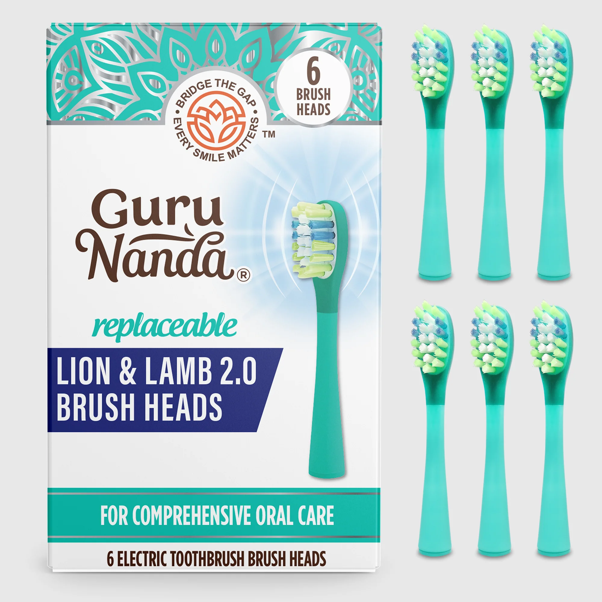 Lion & Lamb 2.0 Replacement Brush Heads – 6 Pack - Image 17