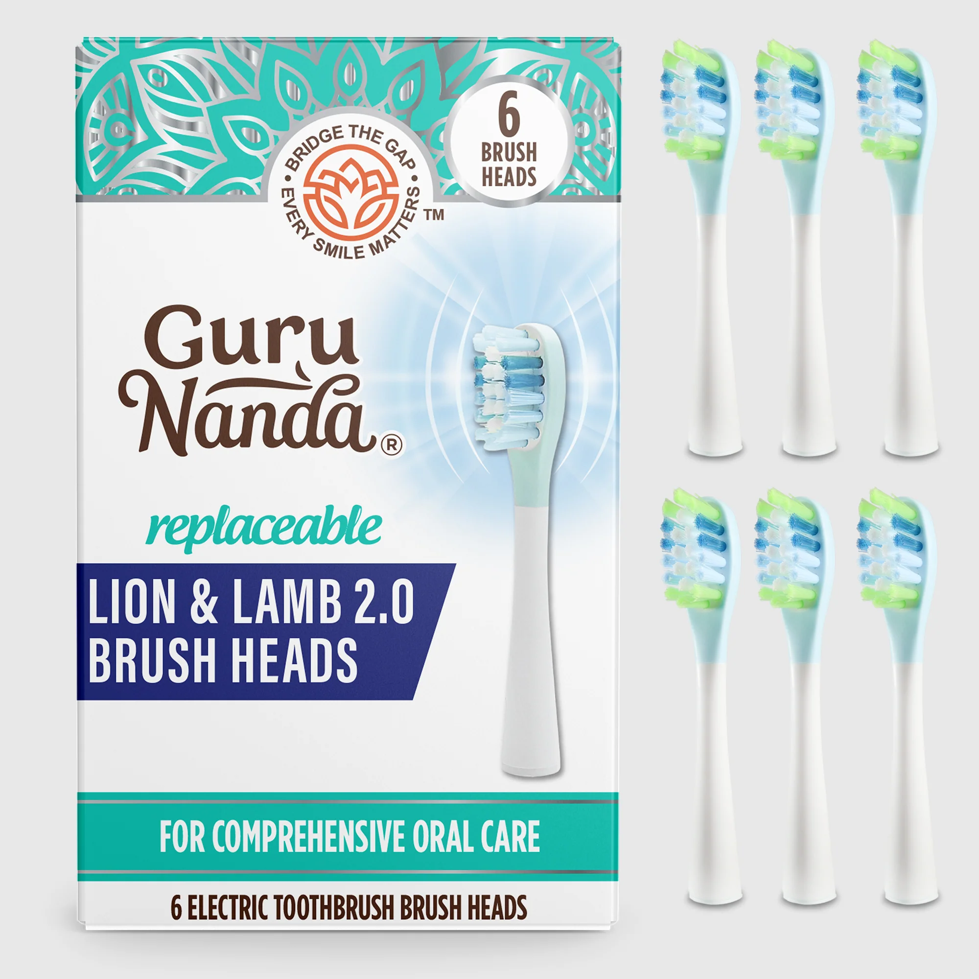 Lion & Lamb 2.0 Replacement Brush Heads – 6 Pack - Image 9