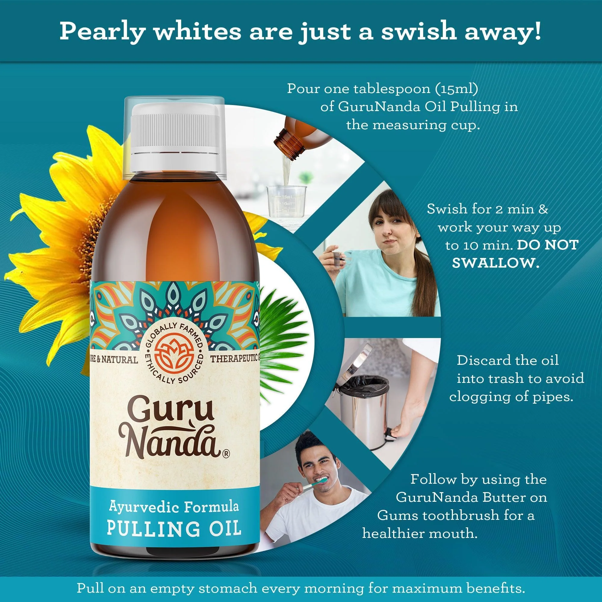 Original Oil Pulling – 8.45 fl. oz. - Image 3