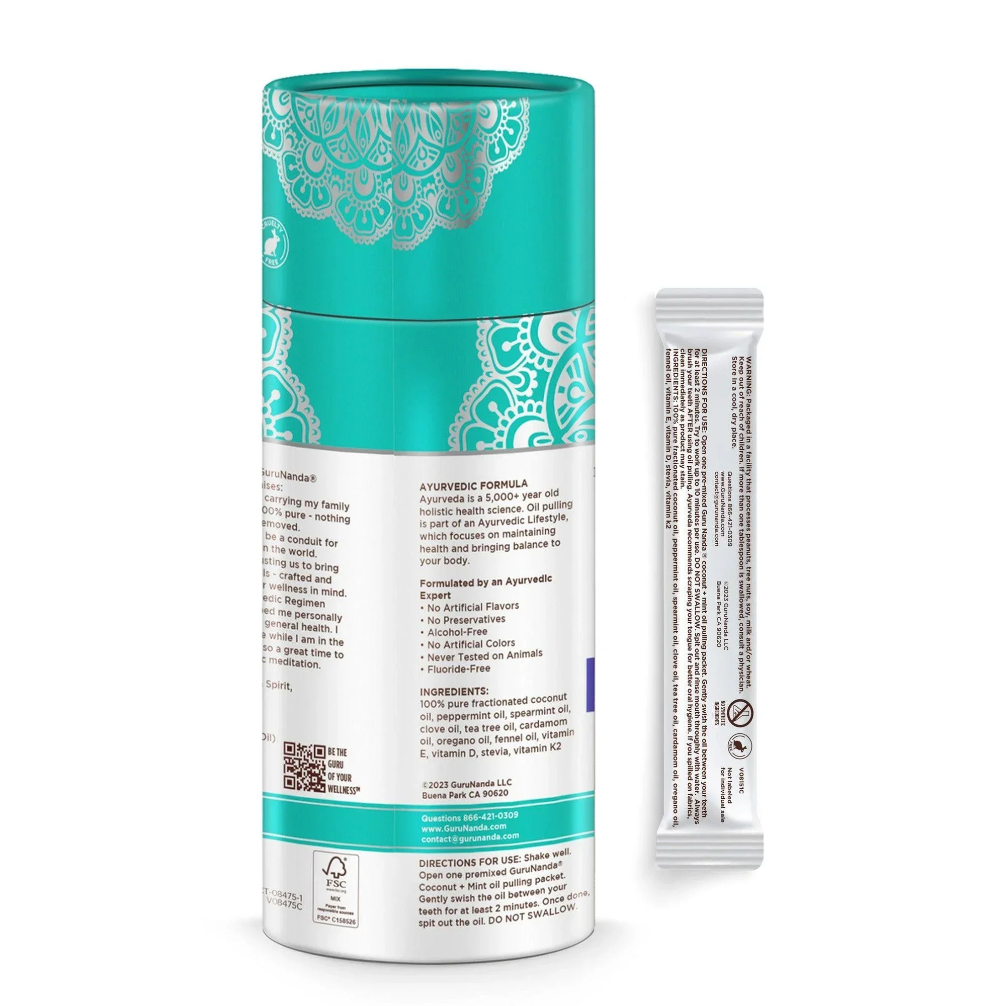 Cocomint Oil Pulling Travel Sachets with Natural Essential Oils & Vitamins - Image 7