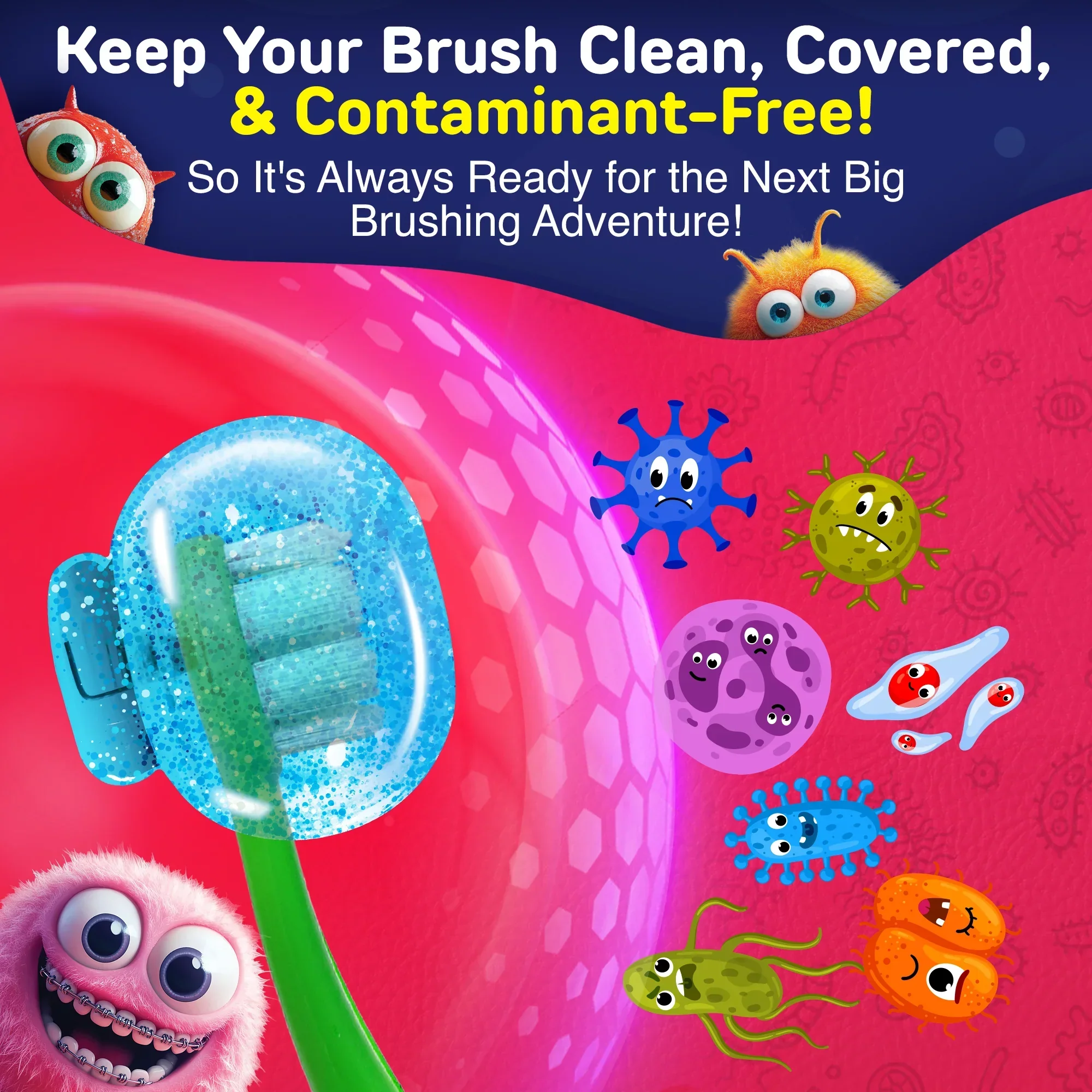 Kids' Brush Pod Toothbrush Protector – 1 Count - Image 4