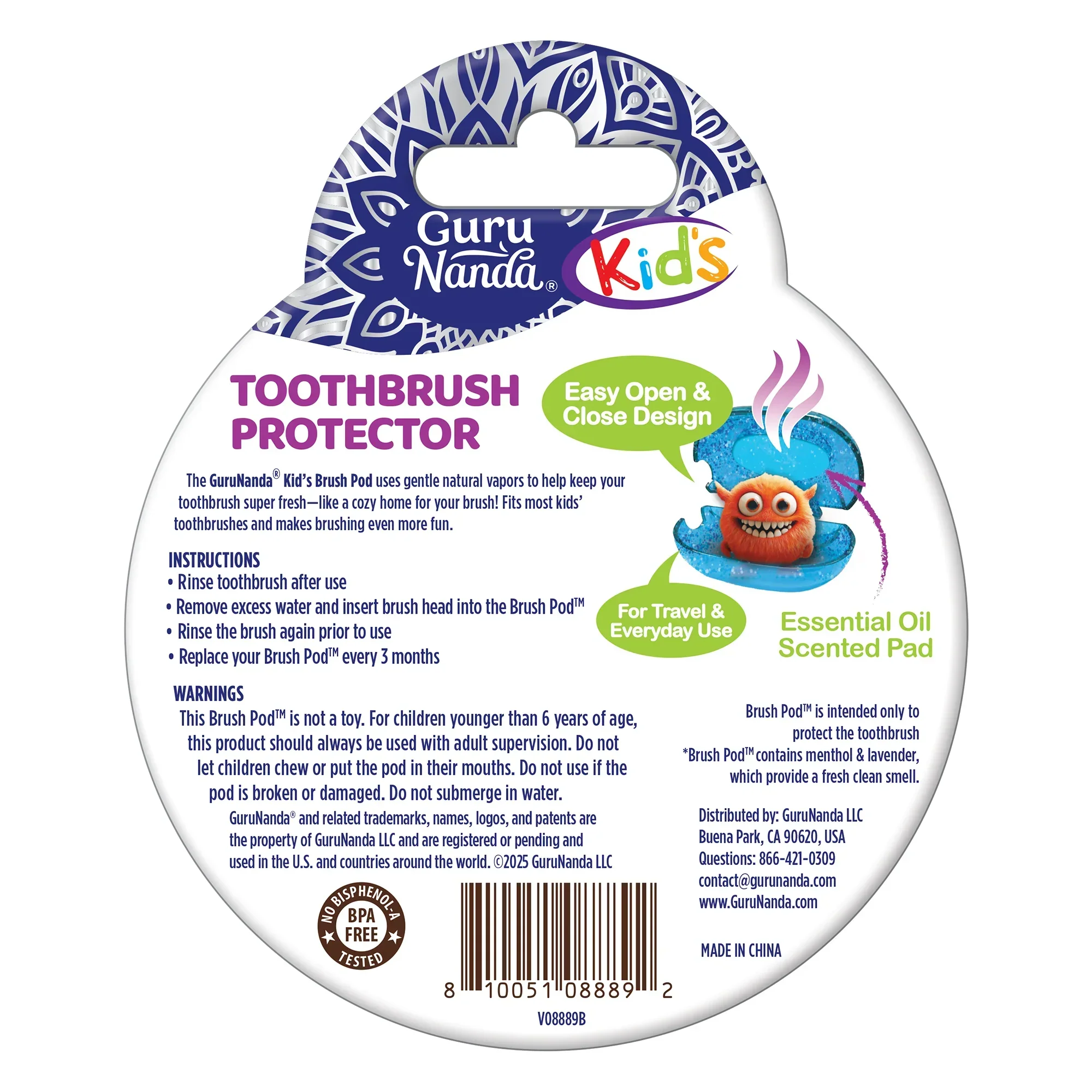 Kids' Brush Pod Toothbrush Protector – 1 Count - Image 9