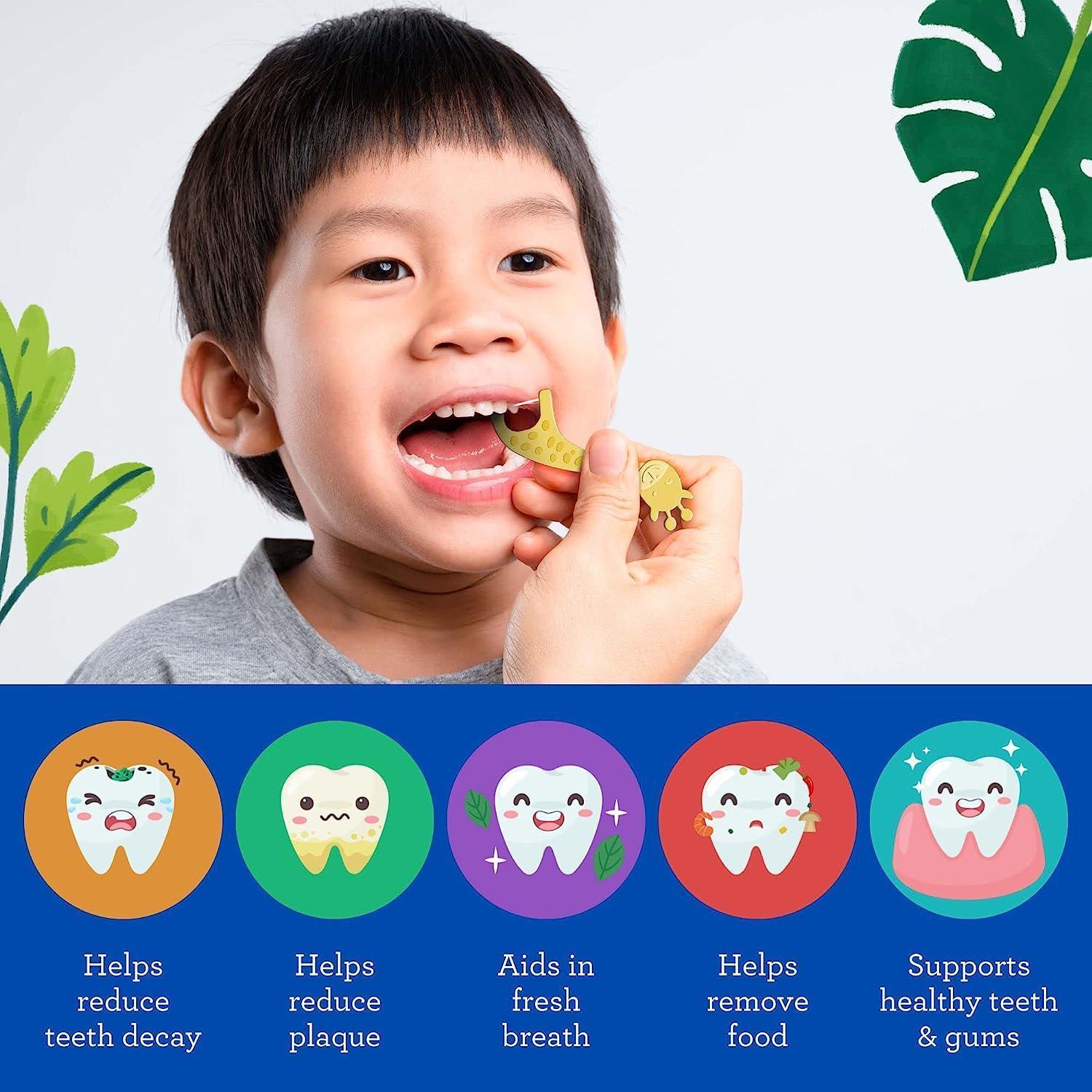 Kids' Giraffe Shaped Flossers, Fluoride-Free - Image 14