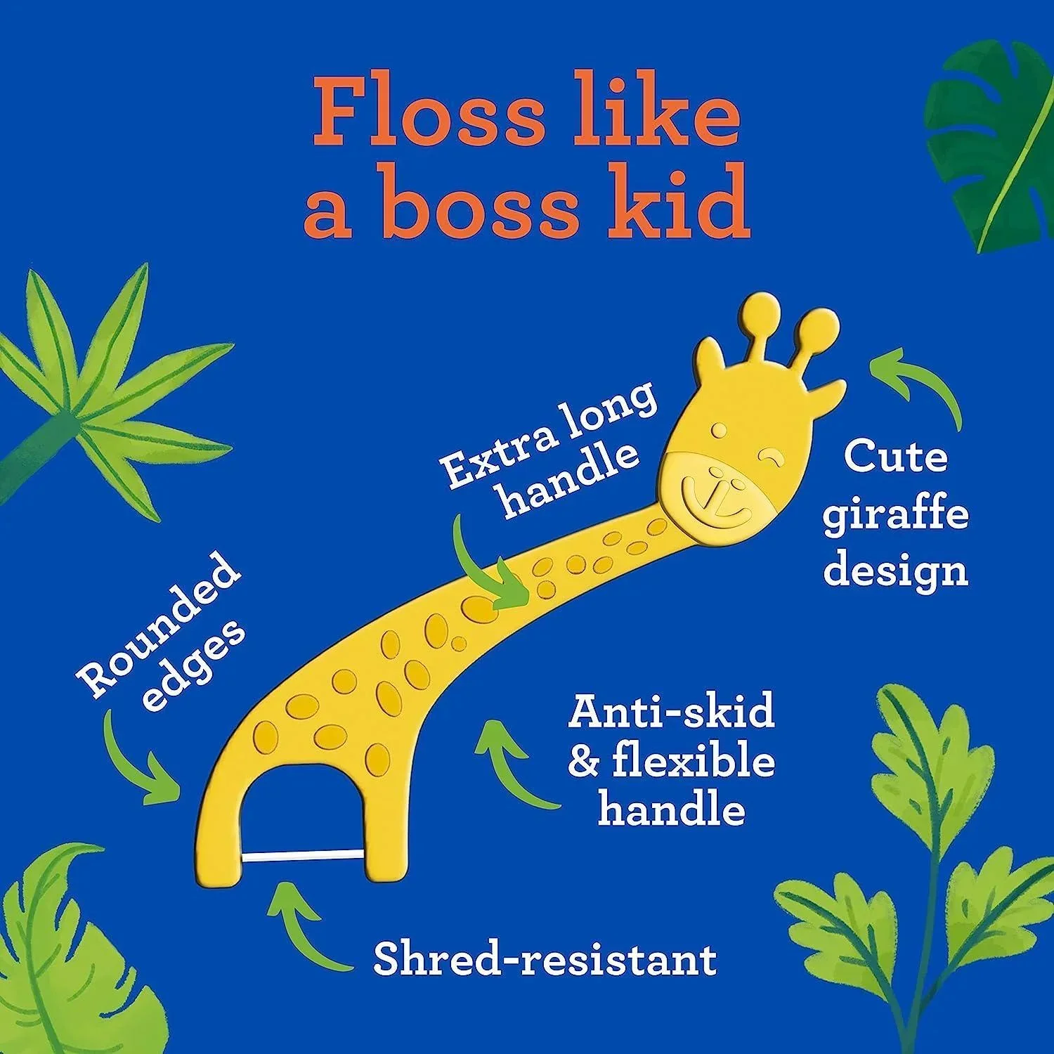 Kids' Giraffe Shaped Flossers, Fluoride-Free - Image 15