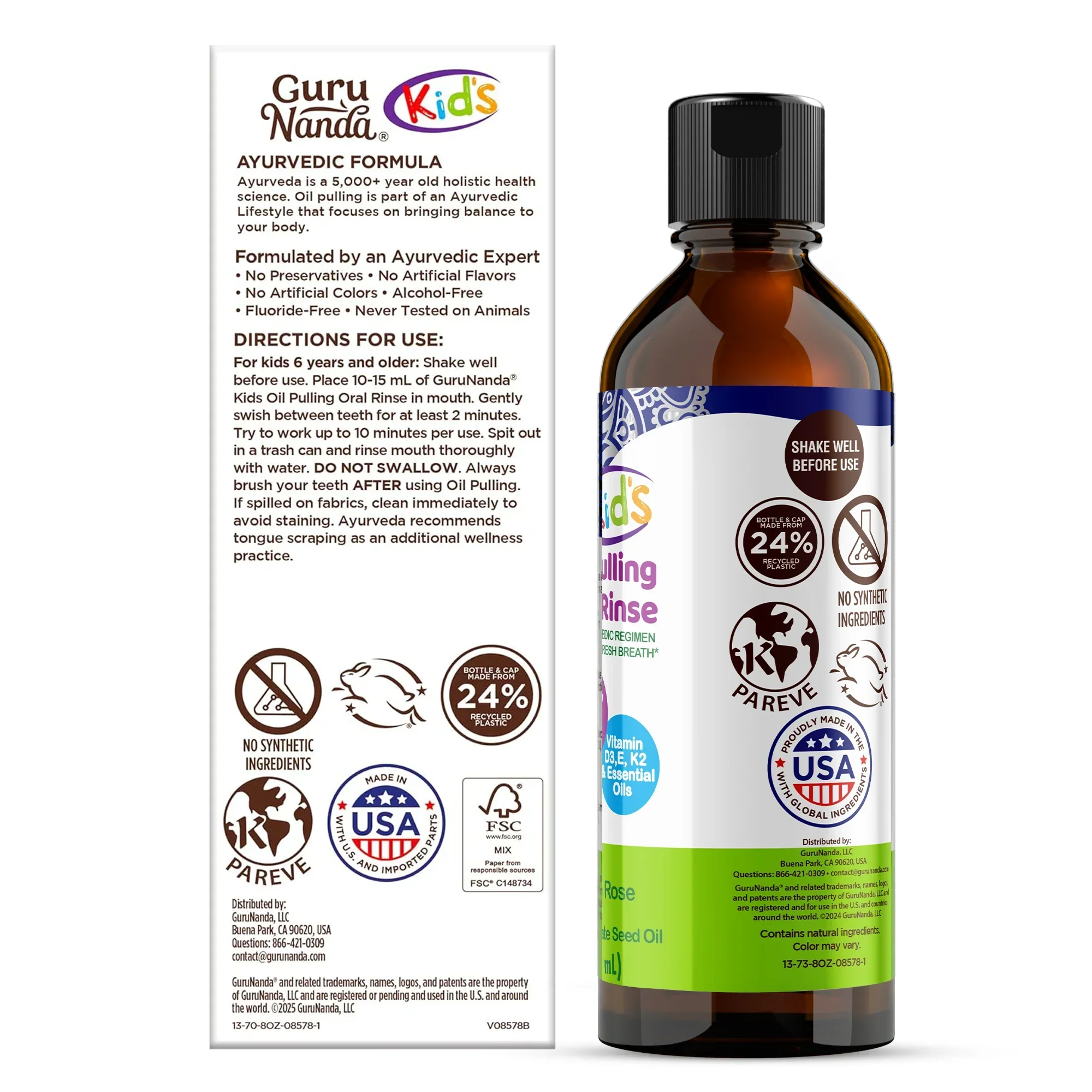 Kids Oil Pulling with Bubble Berry & CoQ10 – 8 fl oz - Image 9