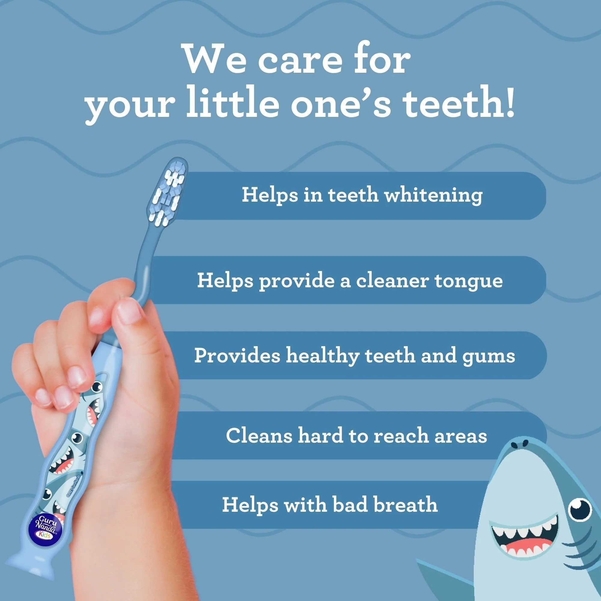 Fun Animals Kids' Toothbrush with Suction Cup – 4 Pack - Image 6