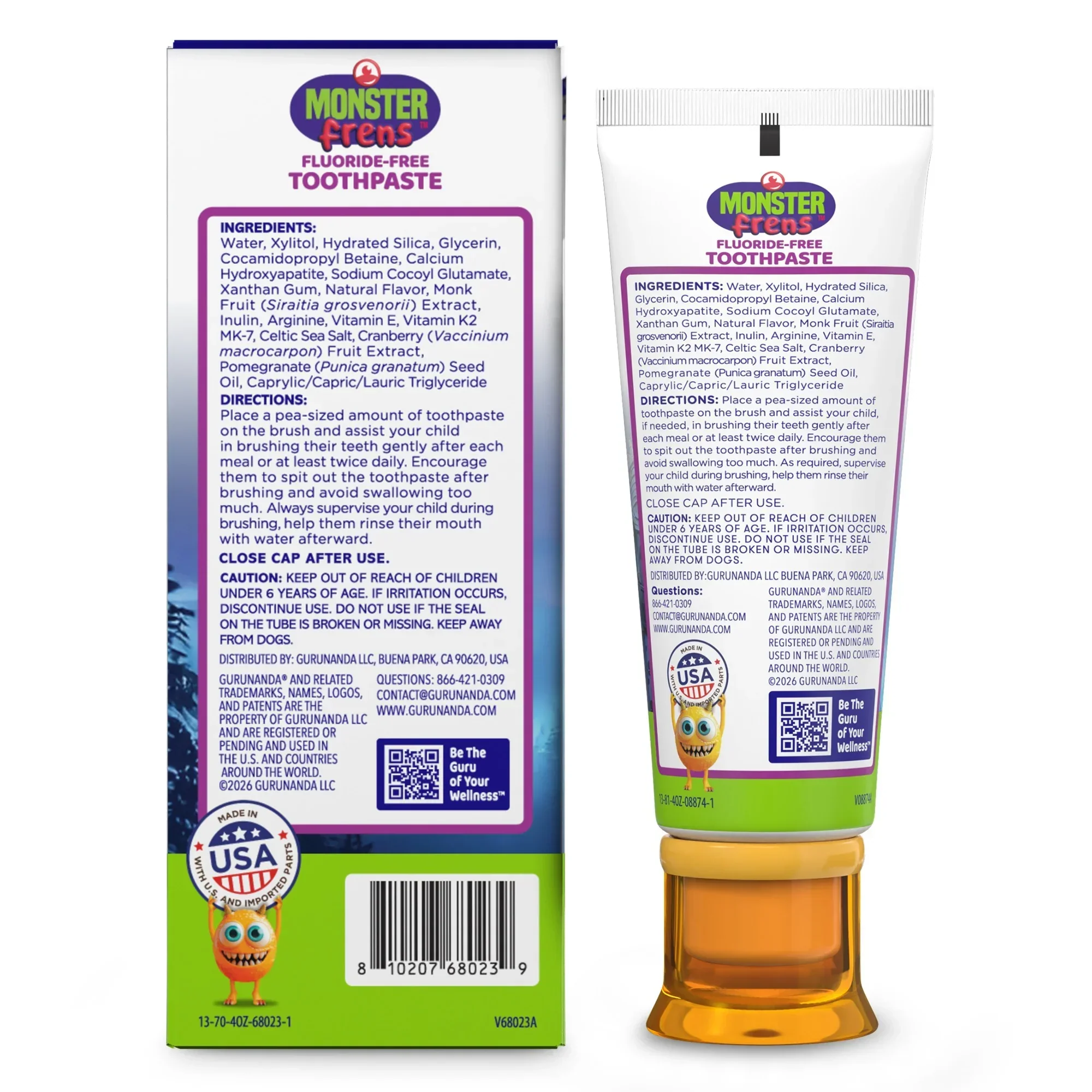 Kids Toothpaste with Xylitol & Hydroxyapatite, Strawberry Mango – 4.2 oz – 3 Pack - Image 8