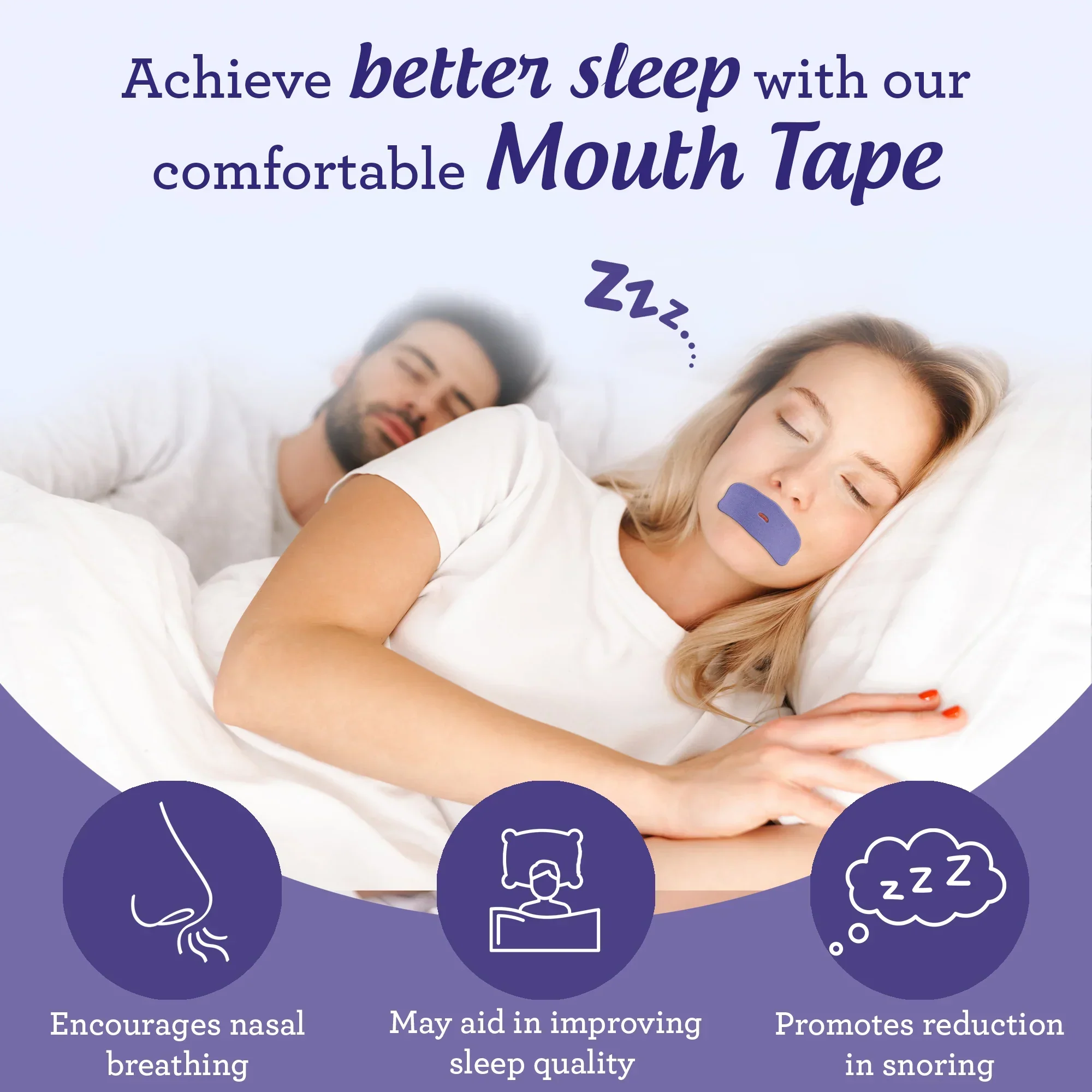 Lavender Infused Mouth Tape - 60 Count - Image 5