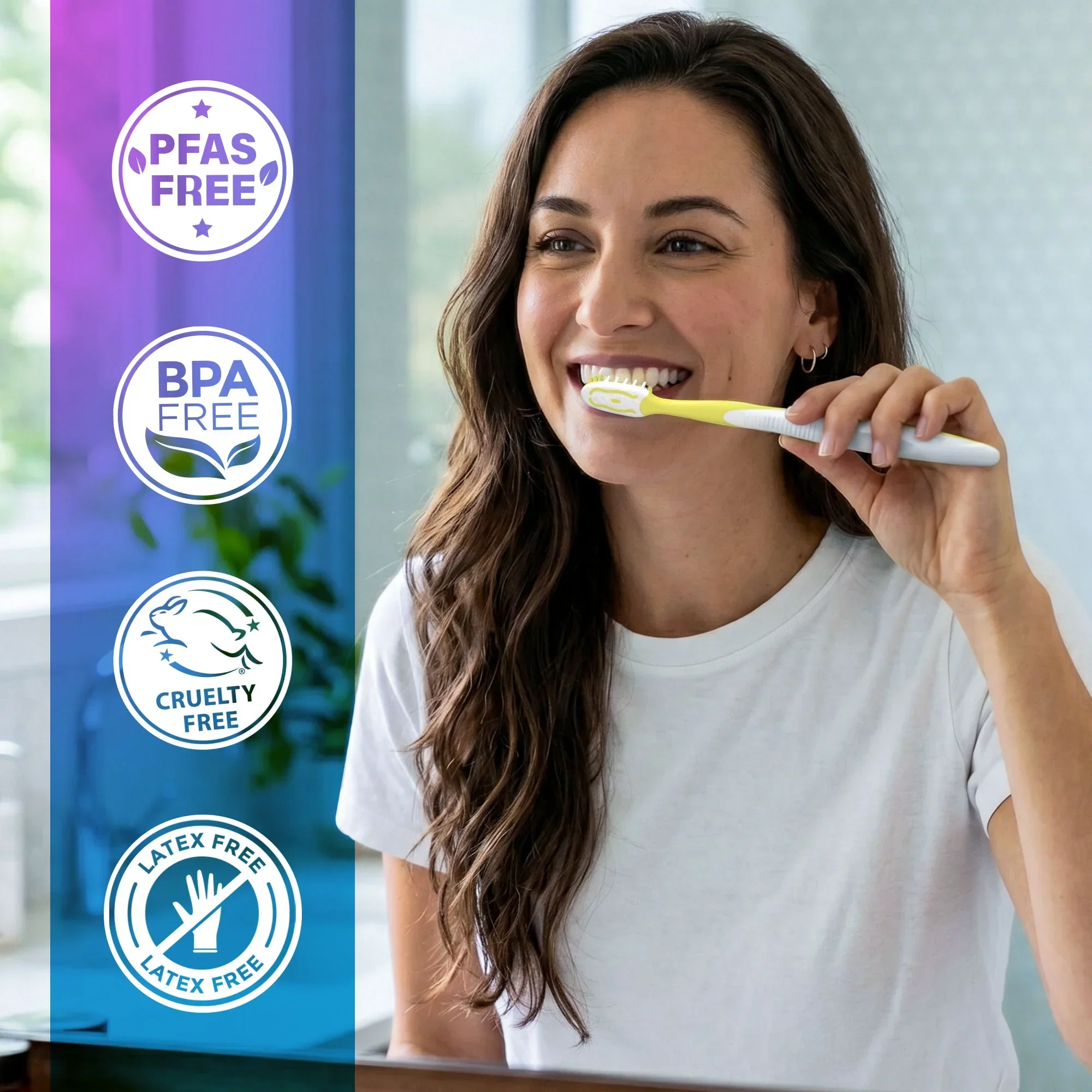 Multi-Action Toothbrush with Tongue Cleaner – 12 Pack - Image 8