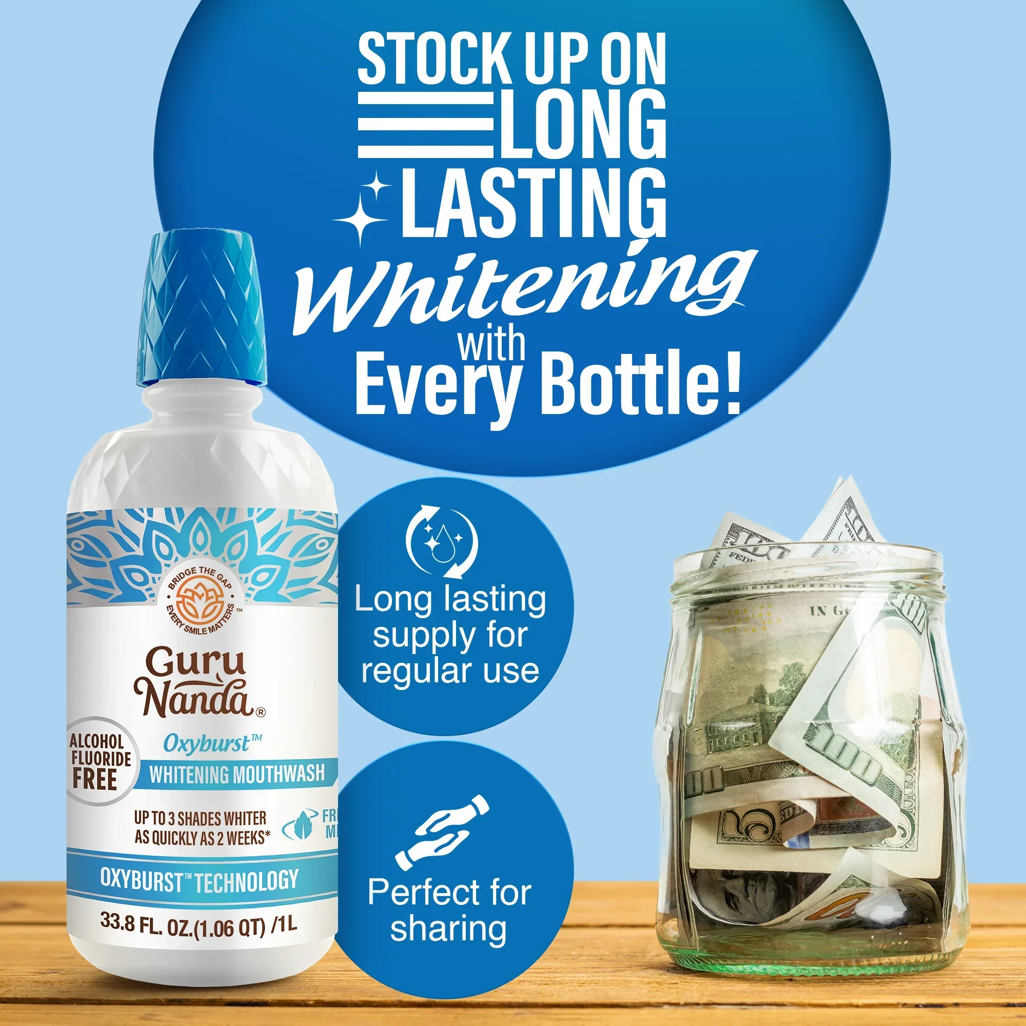 Oxyburst Whitening Oral Rinse, Fresh Mint - Image 19