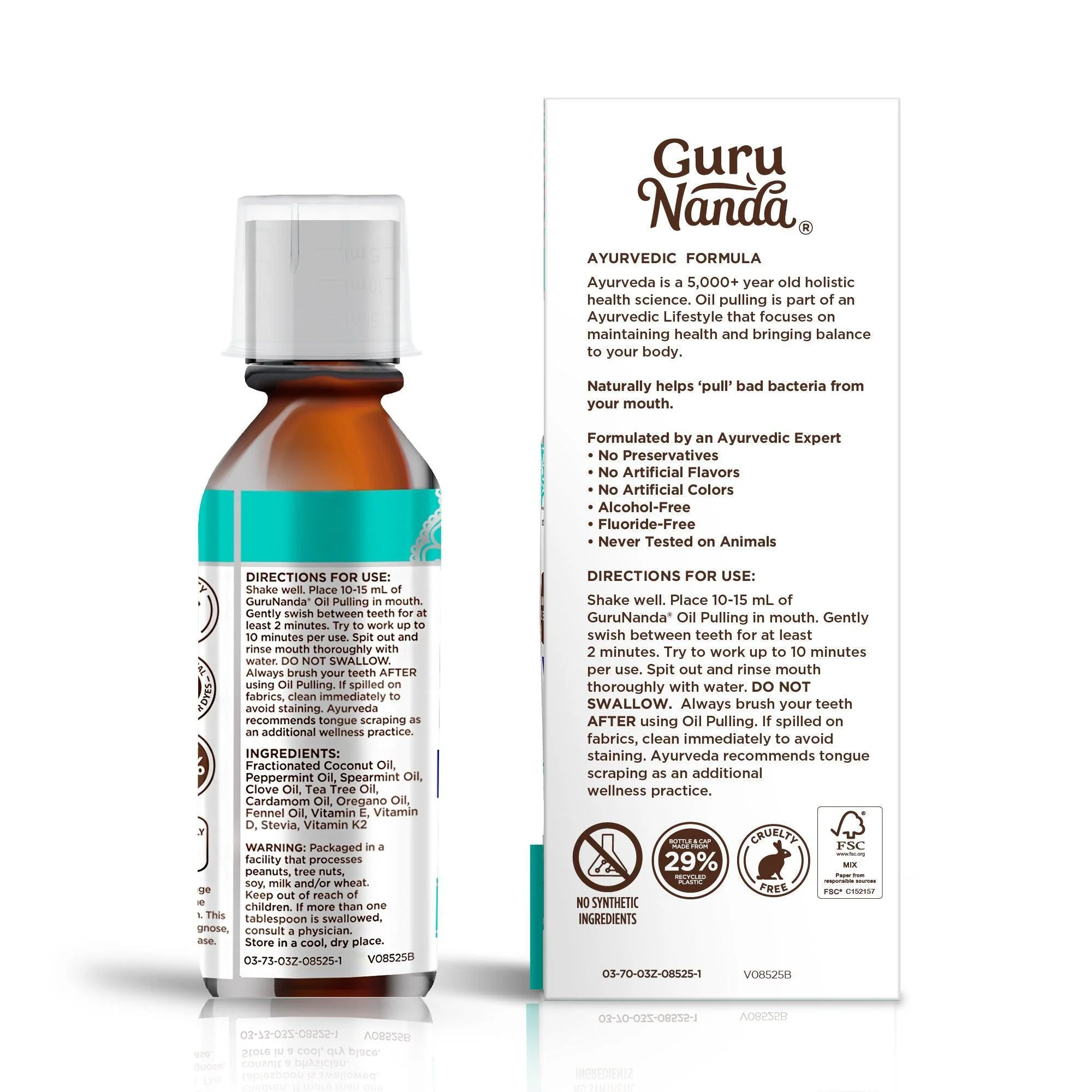 COCONUT MINT PULLING OIL +7 ESSENTIAL OILS & VITAMINS D3, E, K2- 3 OZ. (12/Case) - Image 7