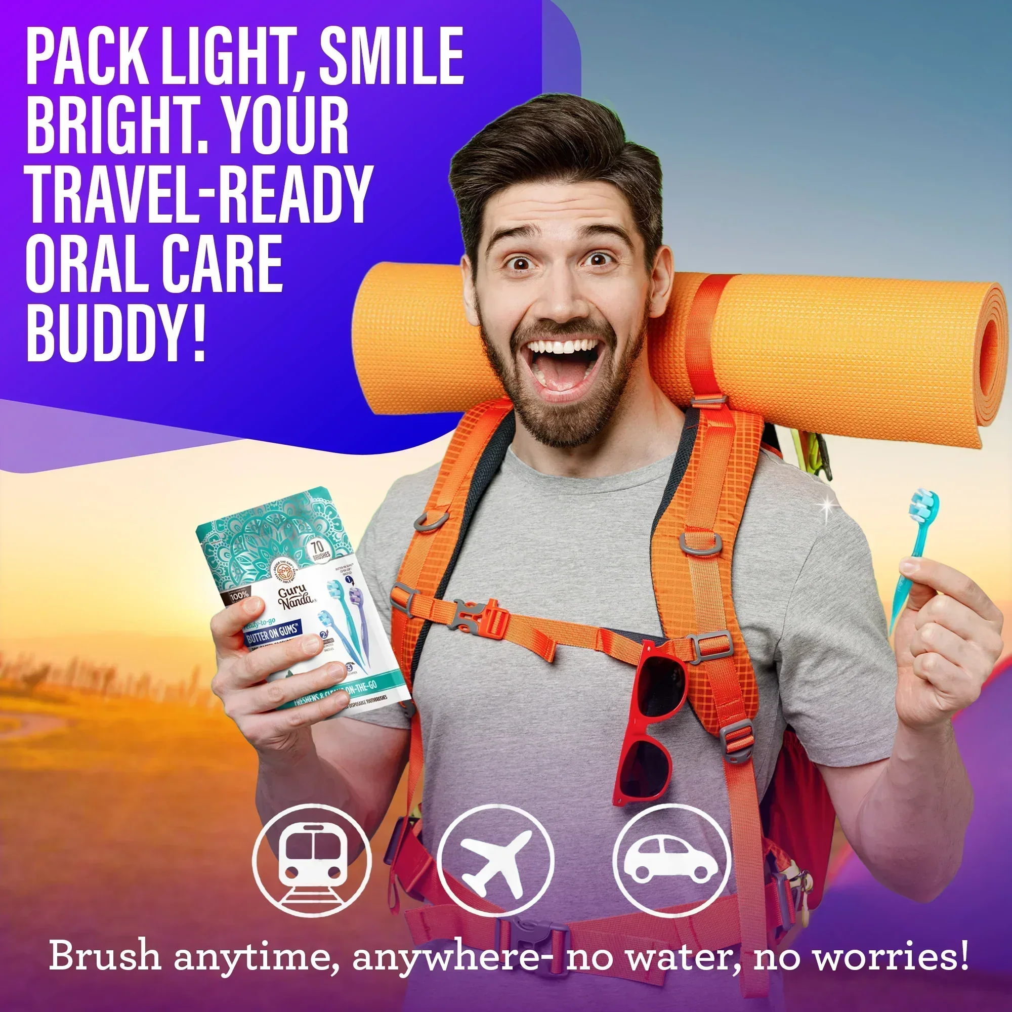 Ready-to-Go Butter on Gums Pre-Pasted Toothbrushes - Image 12