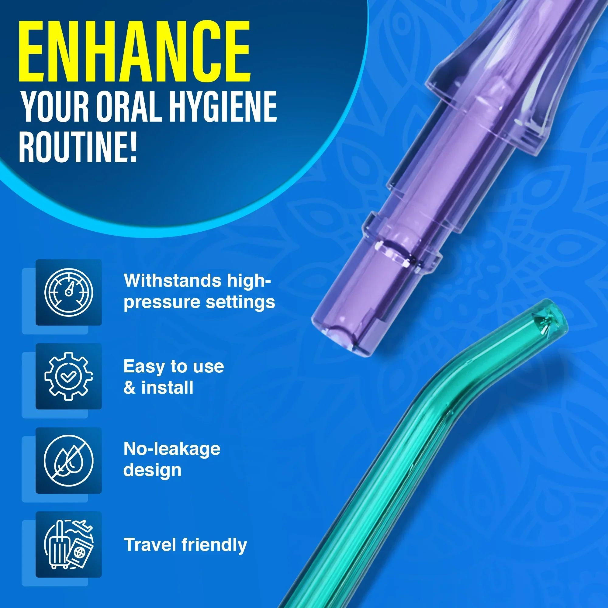 Replacement Floss Tips for Deep Clean Dental Water Flosser 2.0 XL - Image 4