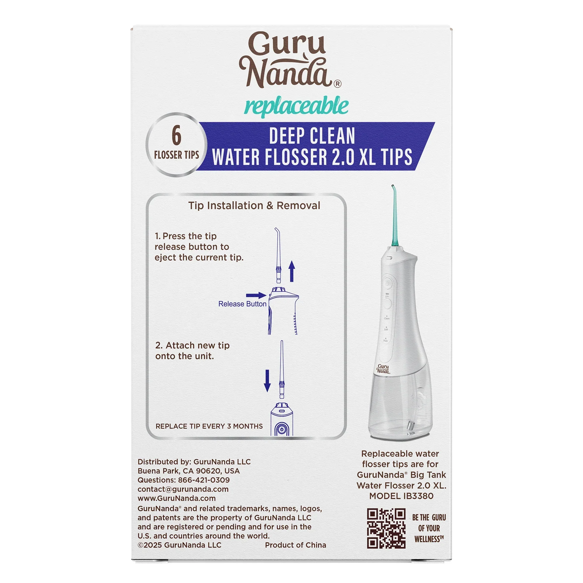 Replacement Floss Tips for Deep Clean Dental Water Flosser 2.0 XL - Image 7
