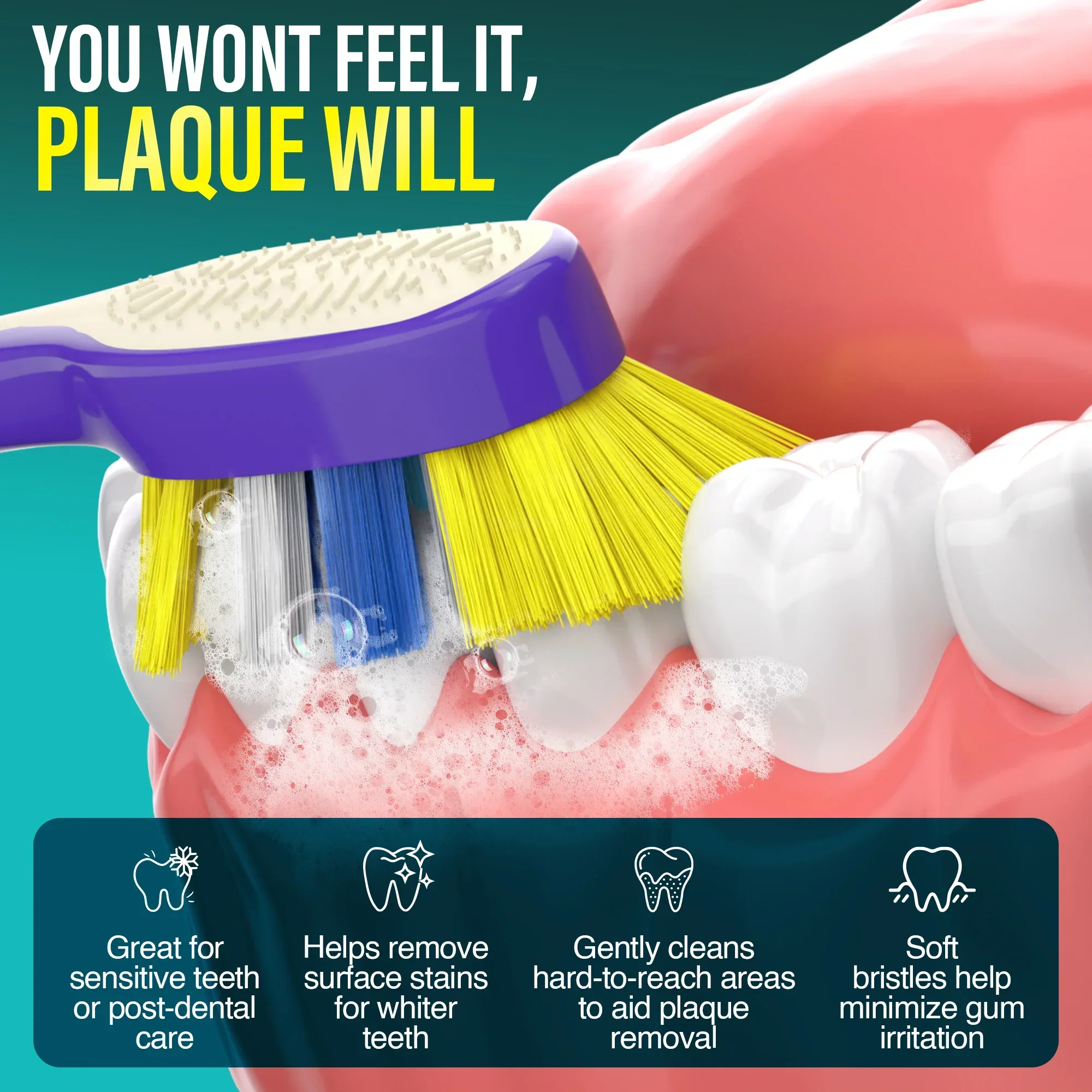 Silent Force Toothbrush – 2 Pack - Image 4