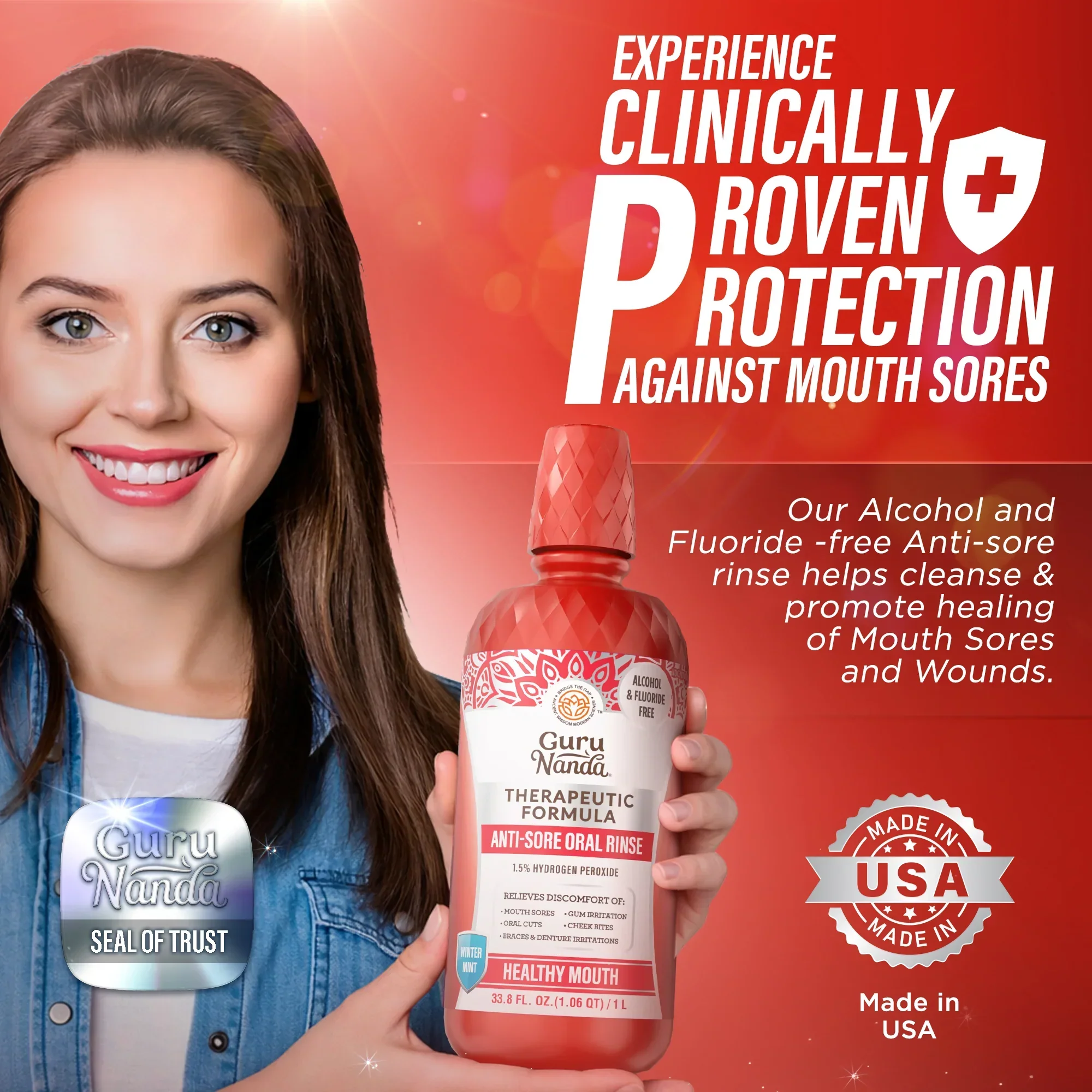 Anti-Sore Oral Rinse, Winter Mint - Image 18