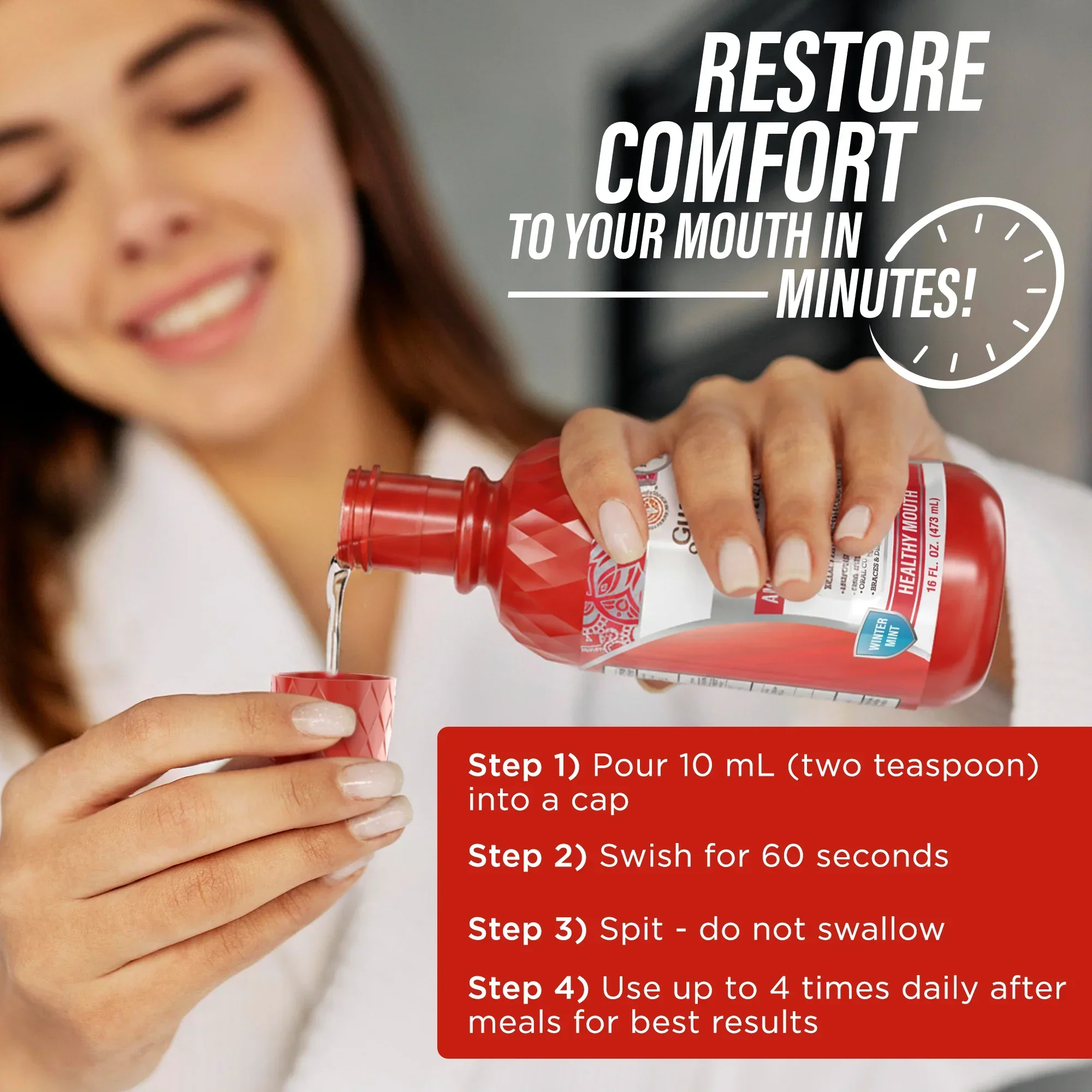 Anti-Sore Oral Rinse, Winter Mint - Image 6