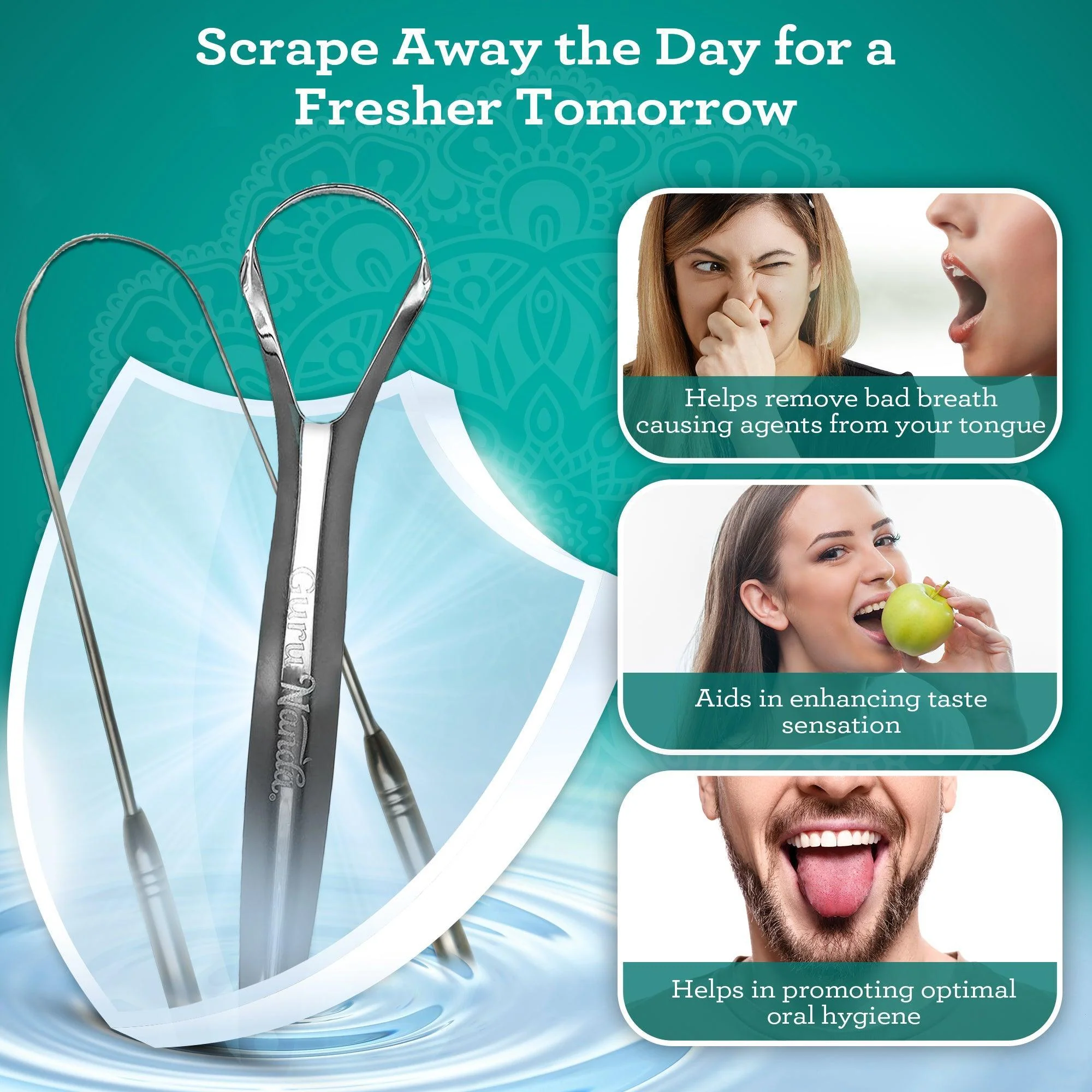 Tongue Scraper Variety Pack with Travel Case - Image 4