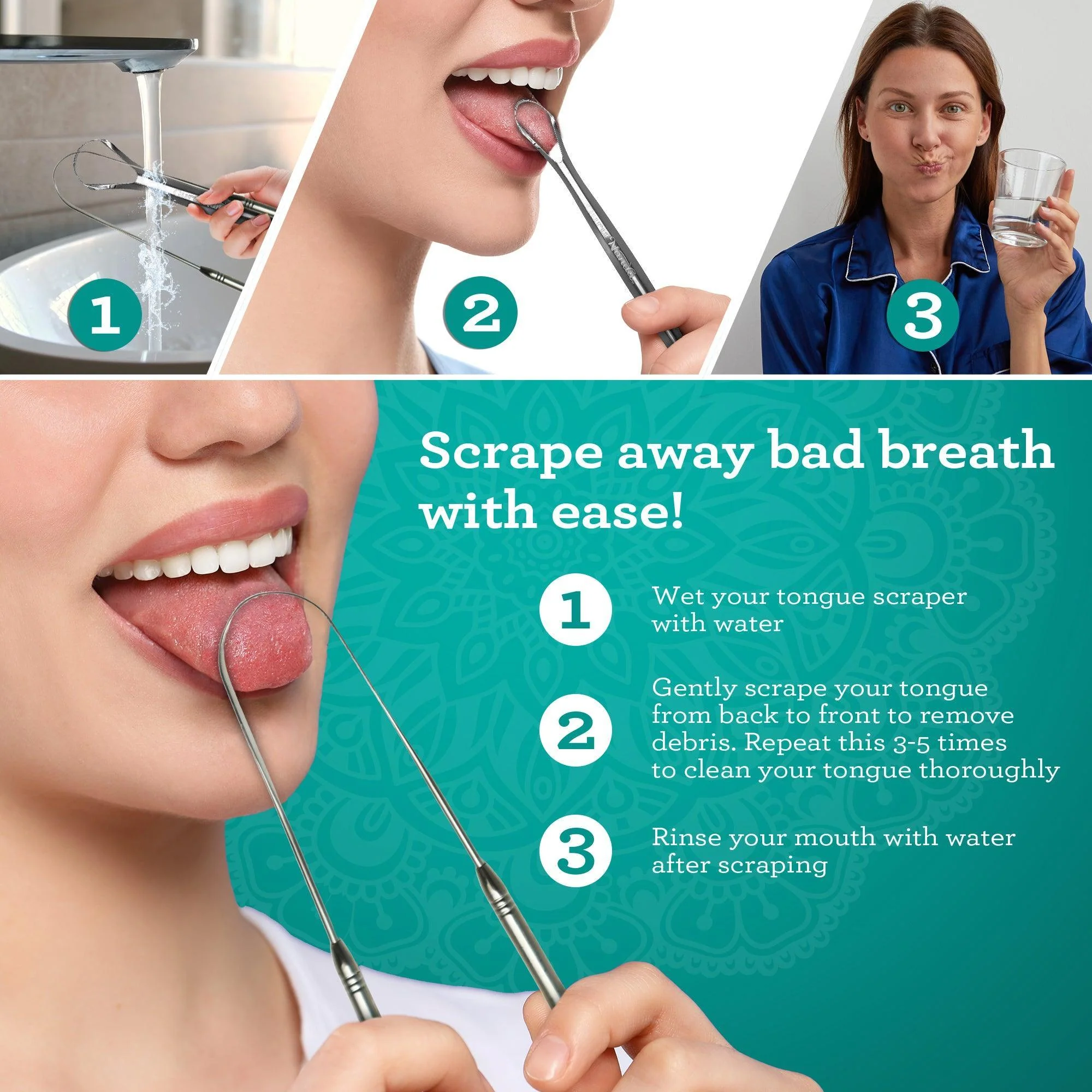 Tongue Scraper Variety Pack with Travel Case - Image 5