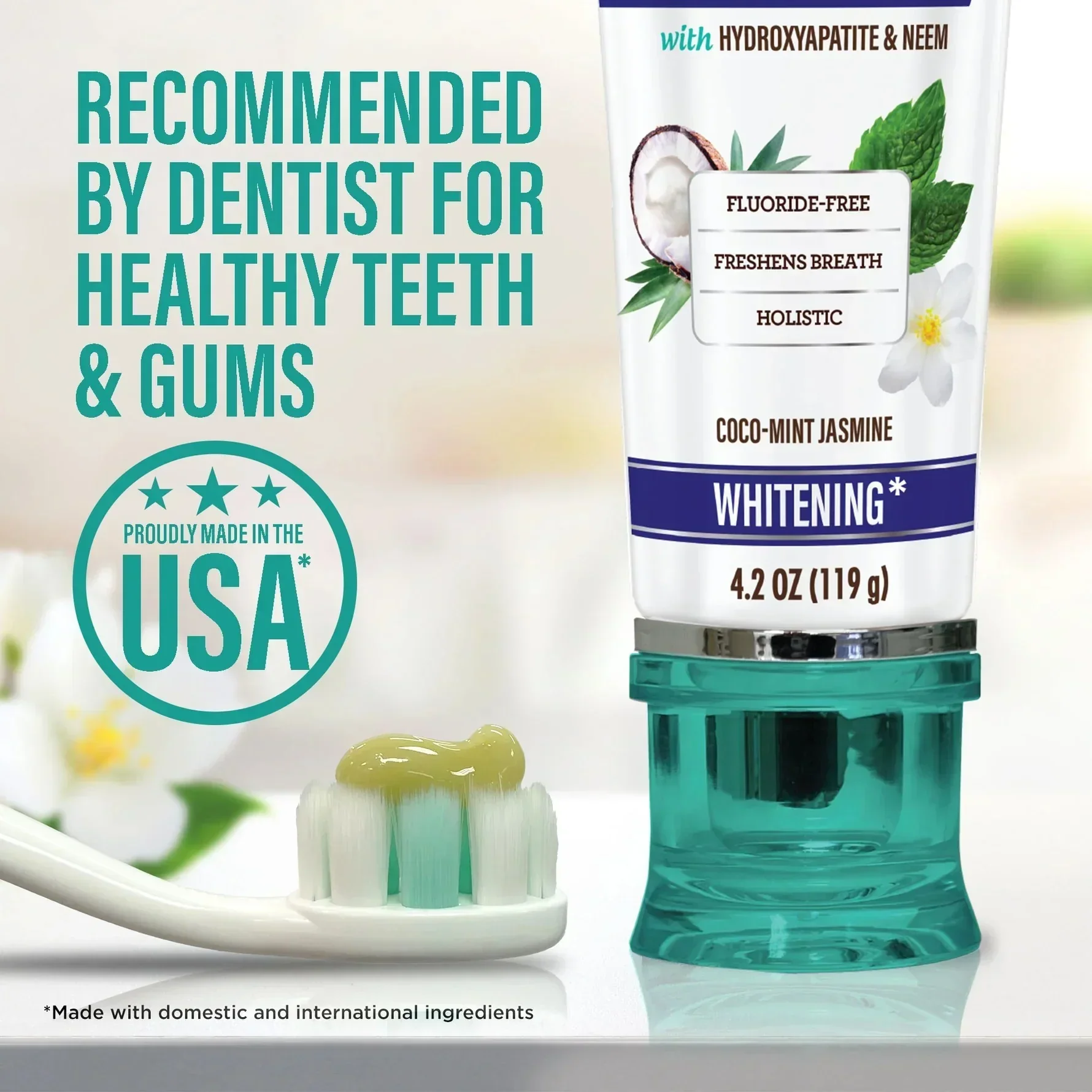 GuruNanda Hydroxyapatite Toothpaste 4.2 oz (48/Case) - Image 6