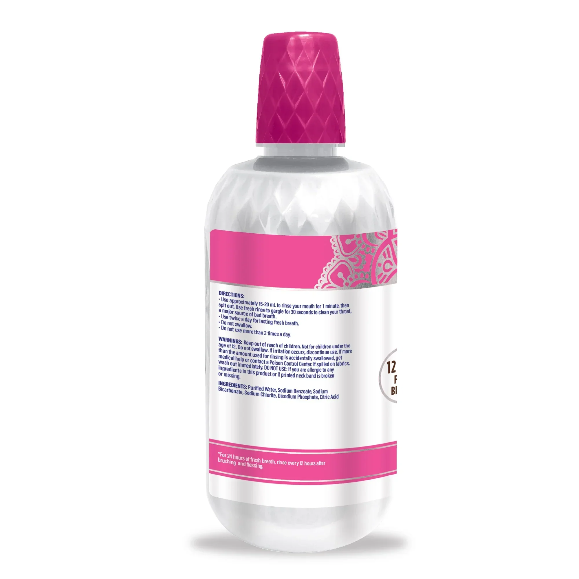 Unflavored & Unsweetened Fresh Breath Oral Rinse – 1L - Image 8