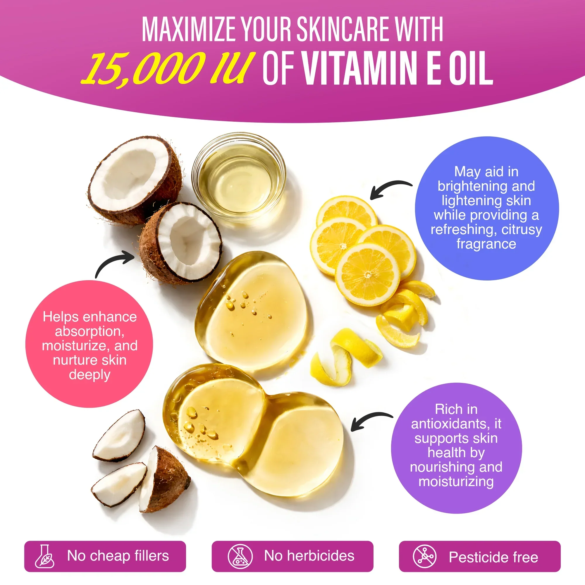 Vitamin E Oil 15,000 IU – 4 oz. - Image 3