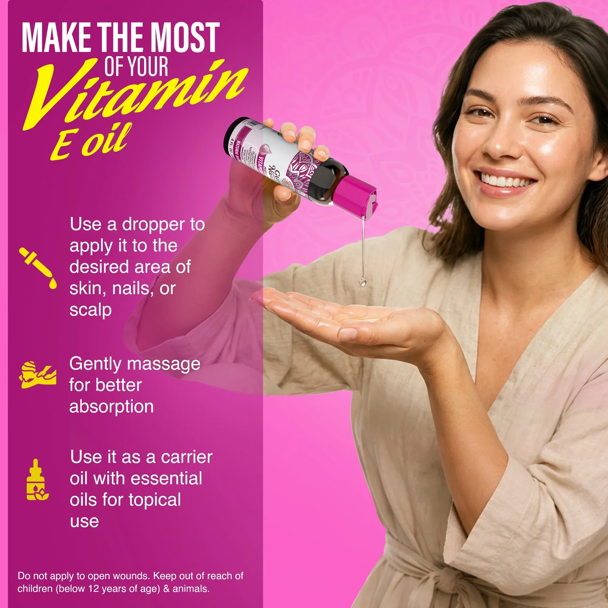 Vitamin E Oil 15,000 IU – 4 oz. - Image 5