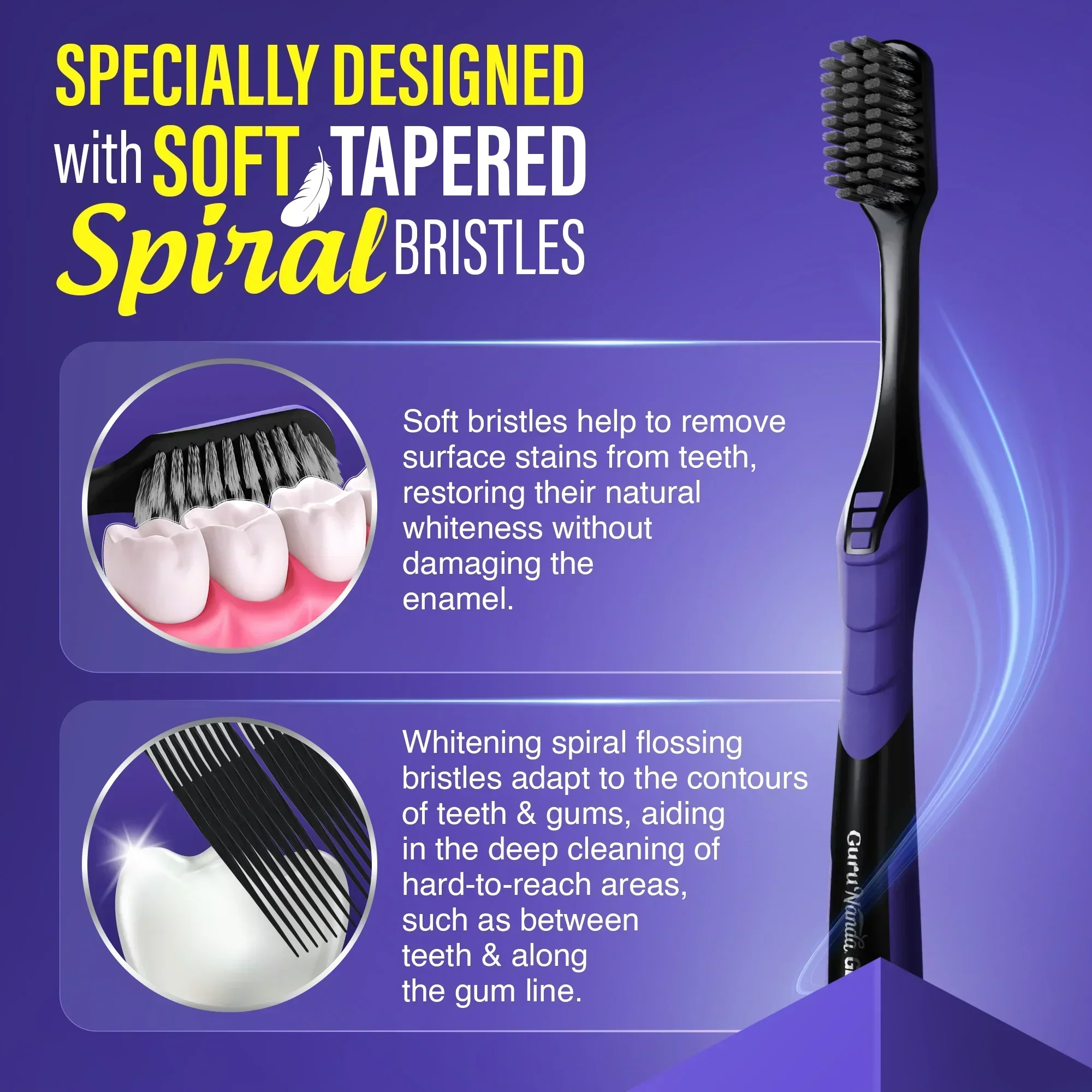 Gentle Giant Whitening Spiral Toothbrush - Image 21