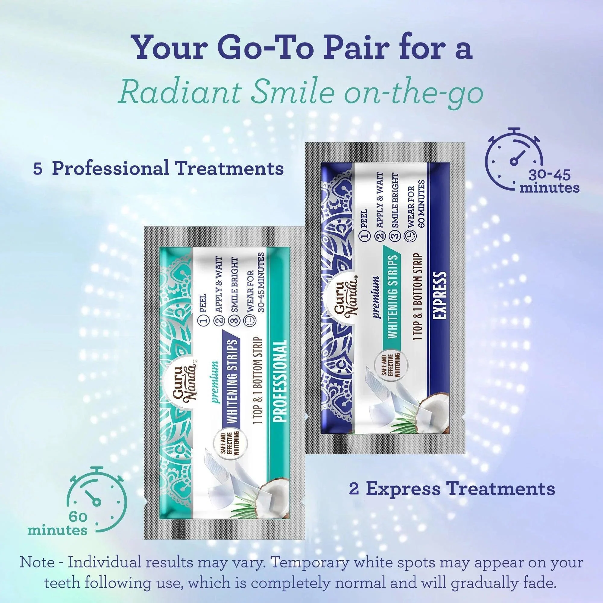 WHITENING STRIPS- 7 APPLICATIONS (24/Case) - Image 4