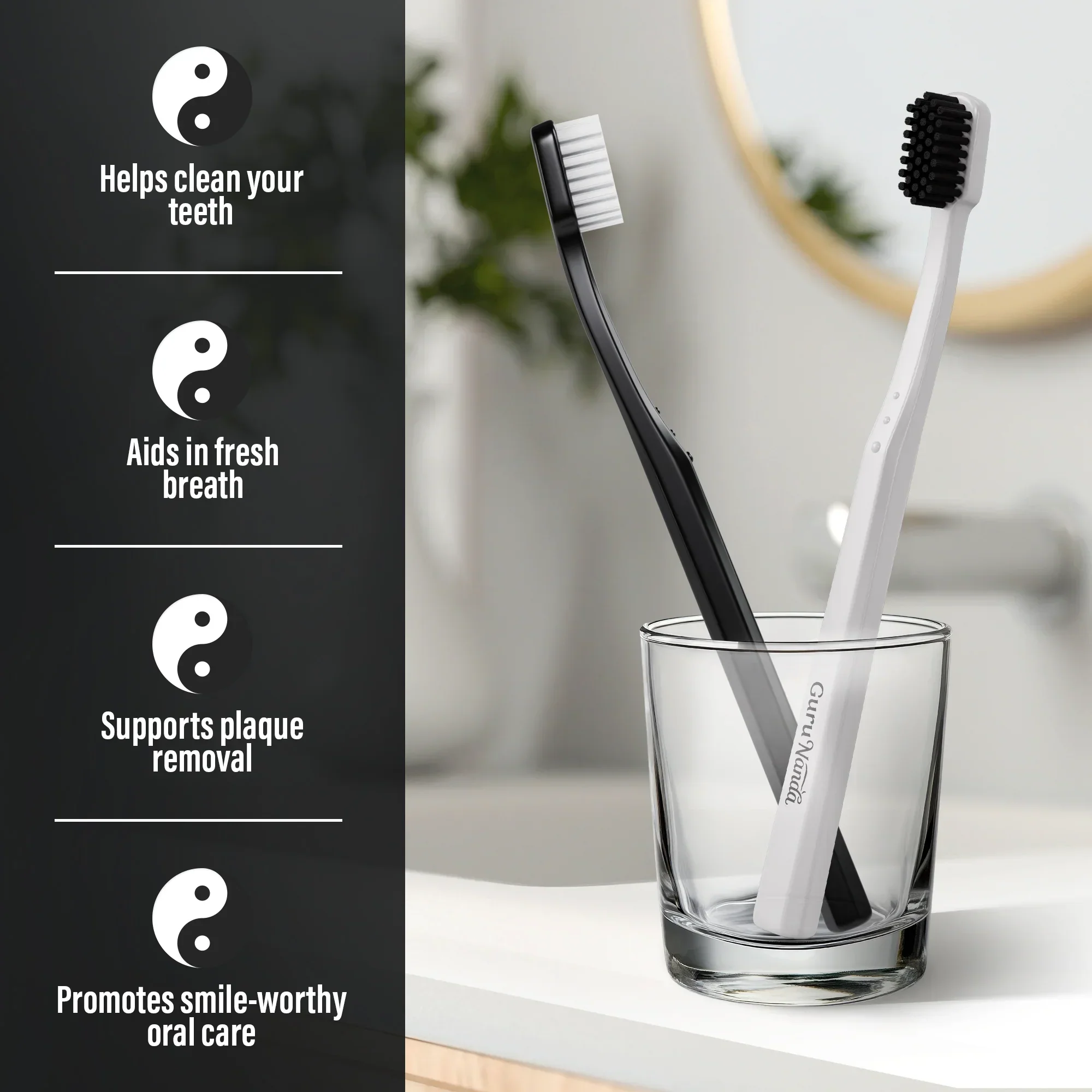 Yin & Yang Extra-Soft Toothbrush – 2 Pack - Image 4